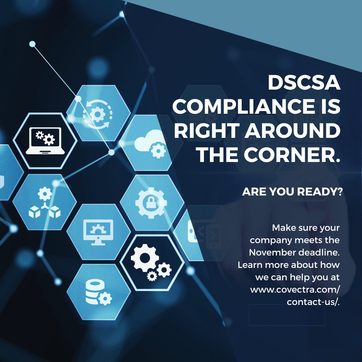 With less than a year until the November 2023 deadline, pharmaceutical companies producing drugs in or for the United States must act now to comply with the Drug Supply Chain Security Act (DSCSA).

hubs.ly/Q01Spmyb0