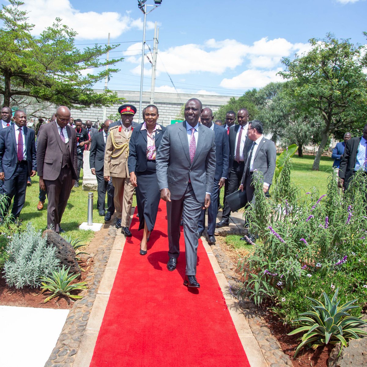 citizentvkenya's tweet photo. Isuzu launches first electro-deposition paint plant in Nairobi at an event presided over by President William Ruto. The president termed the move as an intent to endow the Kenyan manufacturing scene with advanced technologies that will elevate local vehicle production to world-class levels.
