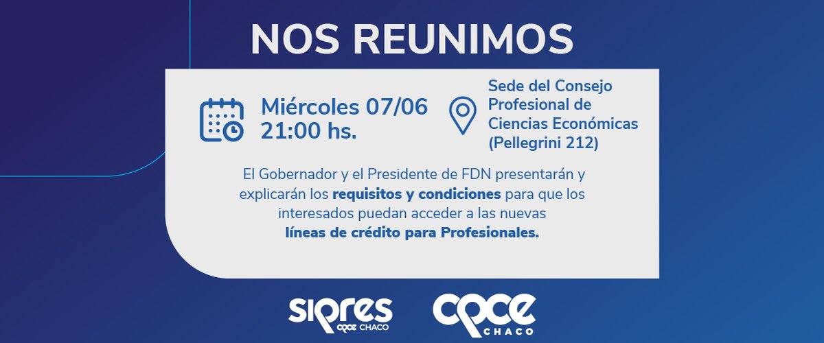 CPCE Chaco tweet media