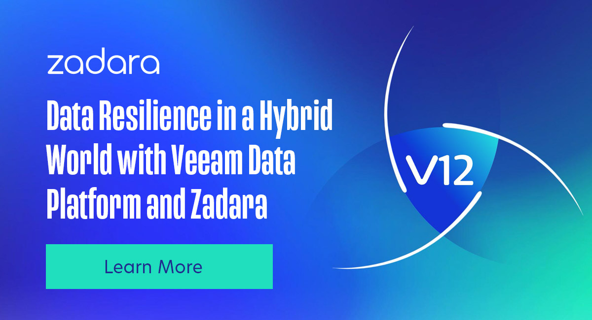 Utilize Veeam Data Platform v12’s Direct-to Object Support to transfer backups direct to Zadara Object Storage. #v12 #veeamv12 #veeambackup
zadara.com/solutions/veea…