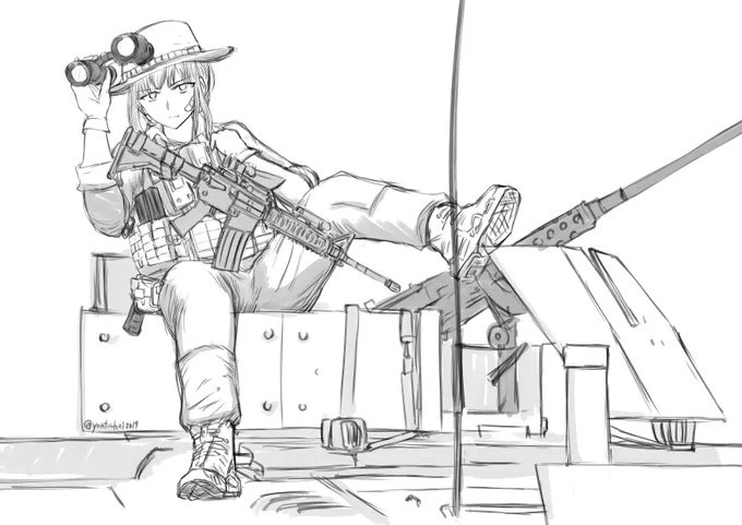 みんな描いてるので、俺もウチの娘を描いてみました! 