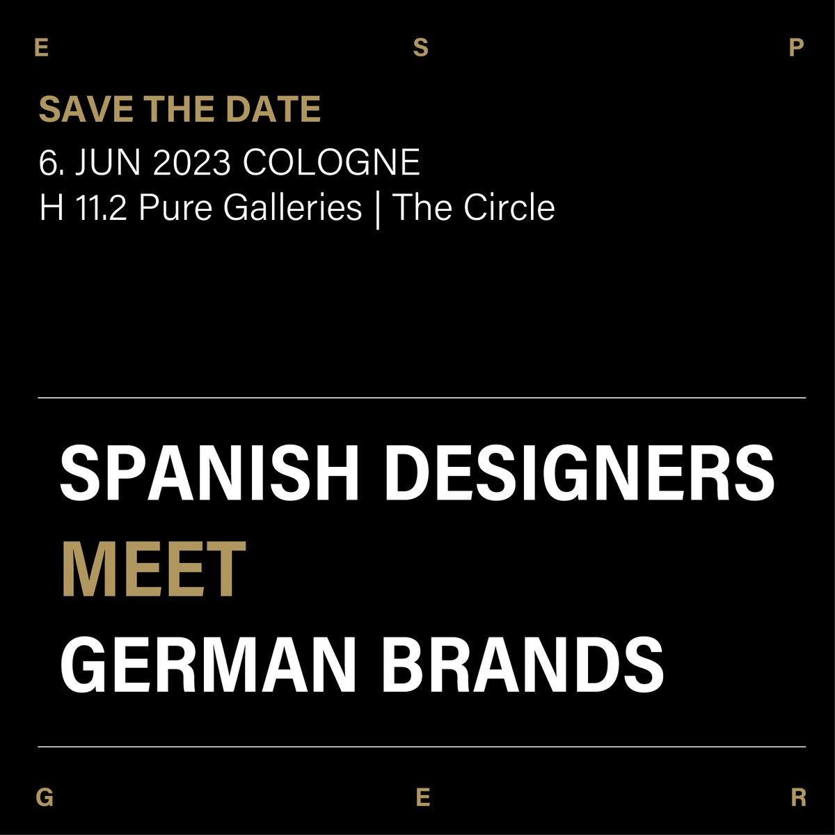 ◑ Gran selección de estudios valencianos por parte del <a href="/ICEX_/">ICEX</a> para su evento «Spanish Designers meet German Brands», en <a href="/imm_cologne/">imm_cologne</a>.

<a href="/alegredesign/">alegredesign</a> | <a href="/ArnauReyna/">Arnau Reyna</a> | Eli Gutierrez | <a href="/estudiHac/">estudi{H}ac</a> | Héctor Serrano | Inma Bermúdez | Jorge Herrera | Made Studio | @Odosdesign | <a href="/YONOH/">YONOH</a>