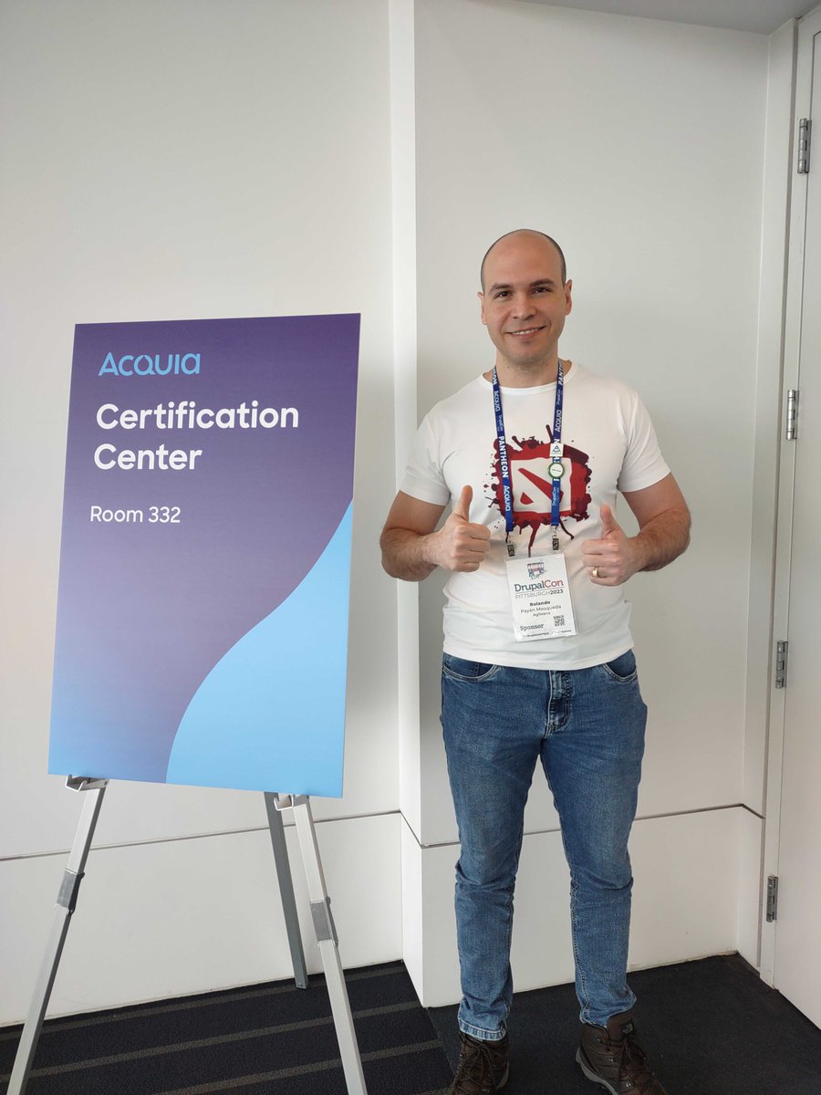 Congratulations to Rolando Payán Mosqueda on earning 3 <a href="/Acquia/">Acquia</a> Drupal 10 certifications: Developer, Back End Specialist, and Front End Specialist <a href="/DrupalCon/">DrupalCon Chicago 2026</a> #DrupalConPittsburgh