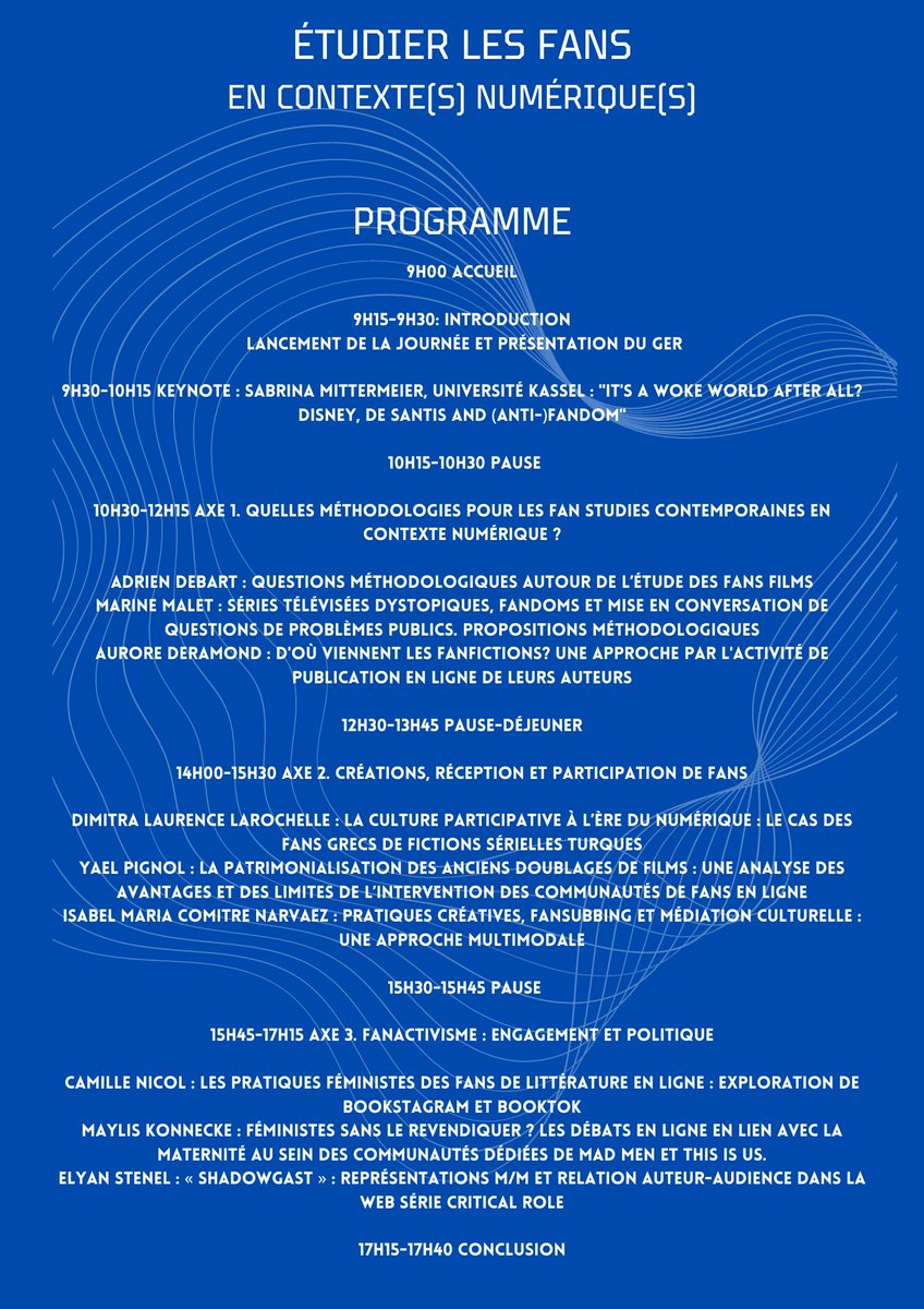 Mardi prochain : JE Fans du @GREF_reseau  à IUT @UBMontaigne en pré-conférence de la @sfsic cc @kitsunegari13 @helene_breda @sebastien_fr @breton_justine @JulieEscurignan @LarreLionel