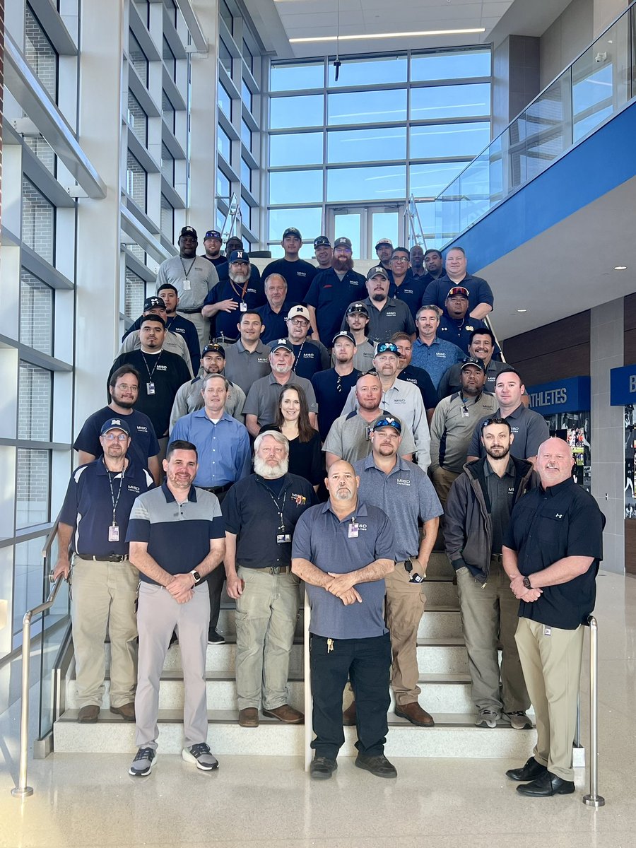 Got to celebrate our maintenance team this morning.  McKinney ISD has great people.  We couldn’t teach kids without these outstanding people supporting our campuses!!