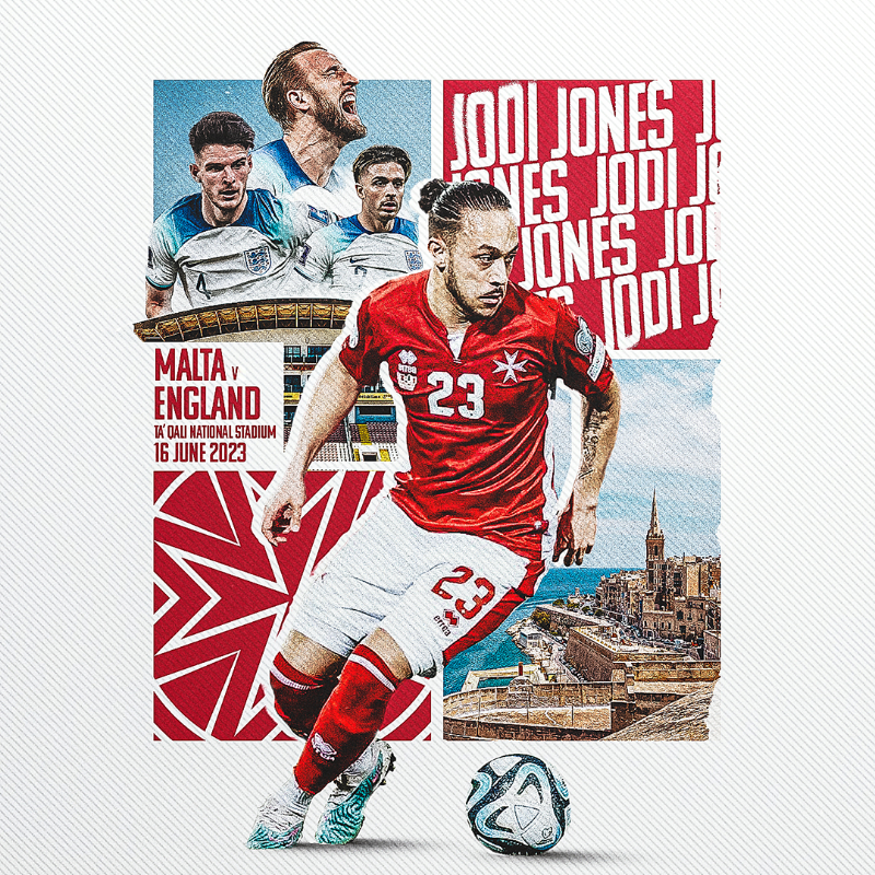 Official_NCFC's tweet photo. A date with @England for @JodsJones! 🇲🇹