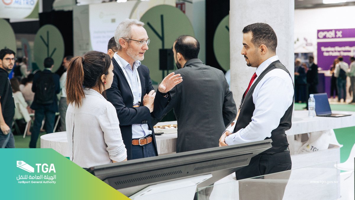 Saudi_TGA's tweet image. نسلط الضوء في جناح #الهيئة_العامة_للنقل_TGA بمعرض الاتحاد الدولي للمواصلات العامة UITP على تجارب تقنيات النقل الحديثة المستخدمة في المملكة، والتي تسهم في رفع جودة الحياة، وتحقيق مستهدفات الاستراتيجية الوطنية للنقل والخدمات اللوجستية.
#UITPSummit
#UITP2023