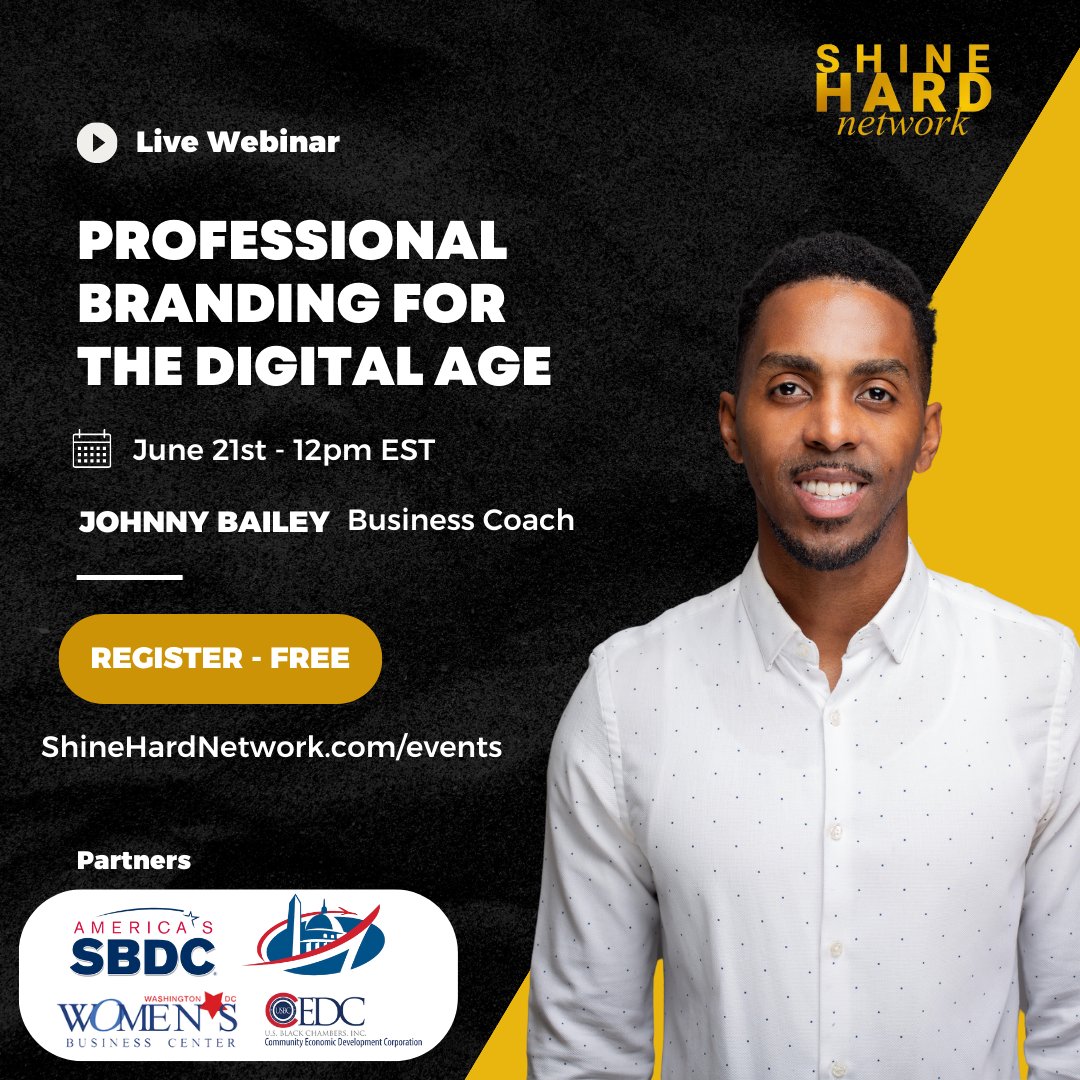 Join <a href="/ShineHardFamily/">ShineHard Network</a> &amp; partners today for a lunchtime lesson to learn how to improve your website's visibility, enhance its usability and navigation, and create compelling content for your customers and audience.

Register now at shinehard-network.mykajabi.com/OptimizeYourWe…