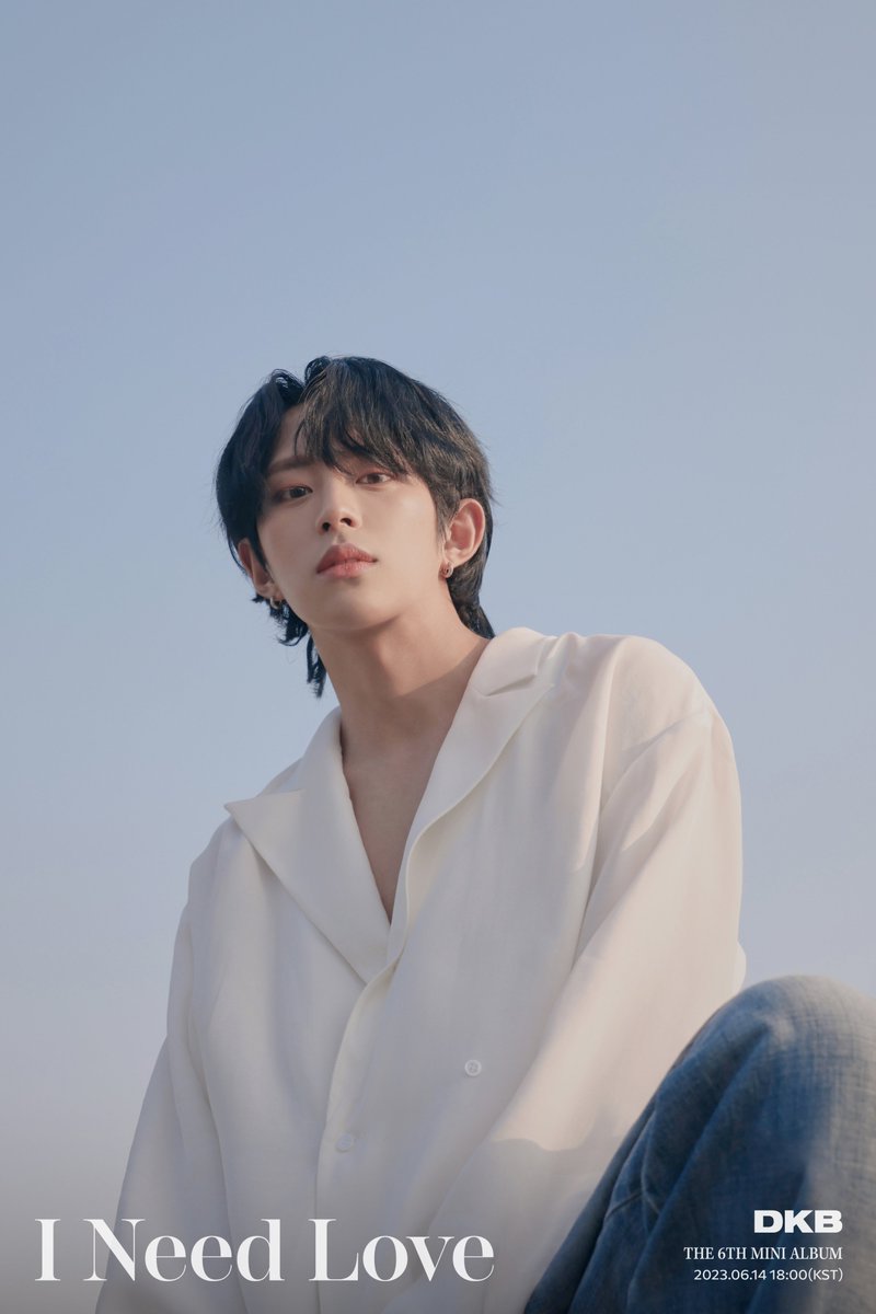 𝖣𝖪𝖡 𝗍𝗁𝖾 𝟨𝗍𝗁 𝖬𝗂𝗇𝗂 𝖠𝗅𝖻𝗎𝗆
[𝐈 𝐍𝐞𝐞𝐝 𝐋𝐨𝐯𝐞]

𝙋𝙃𝙊𝙏𝙊 𝙏𝙀𝘼𝙎𝙀𝙍 #2
#D1 #디원

2023.06.14. 6PM (KST)

#다크비 #DKB #INeedLove 
#20230614_6PM