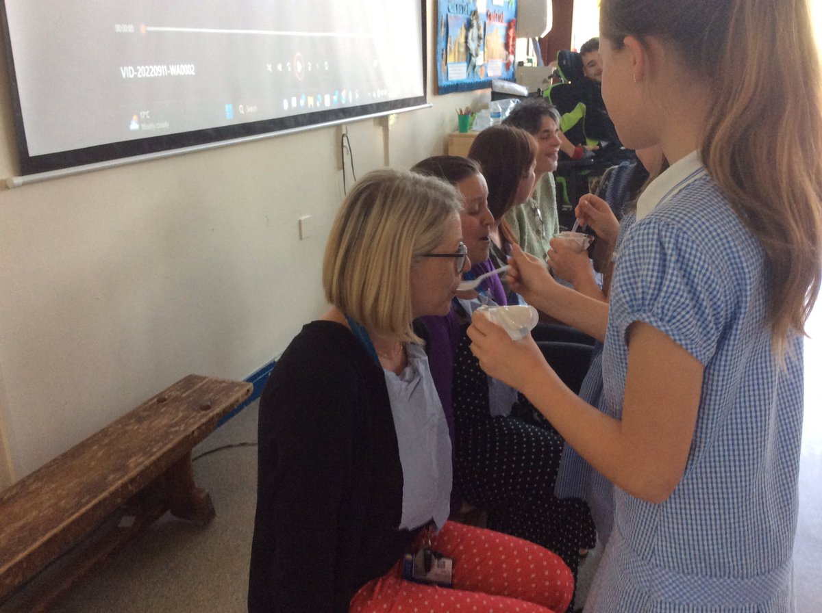 Mrs Dawson (@somerspark5vd) on Twitter photo <a href="/SomersPark5VD/">Mrs Dawson</a> We tried to learn about what Cain experiences every day.Writing with our foot and having to be fed by someone else. These visitors taught us so much. Thank you. (We will remember not to stare.) <a href="/SomersPark5VD/">Mrs Dawson</a> We tried to learn about what Cain experiences every day.Writing with our foot and having to be fed by someone else. These visitors taught us so much. Thank you. (We will remember not to stare.)
