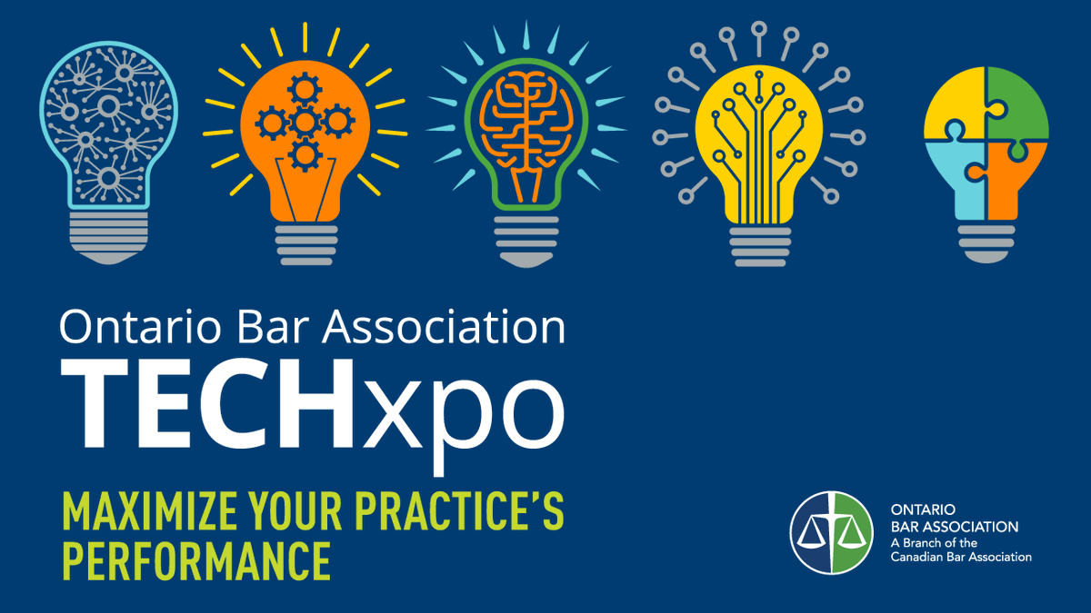 MT>3's Chuck Rothman is speaking on the latest tools and updates for e-Discovery at the <a href="/OBAlawyers/">Ontario Bar Association</a> TECHxpo 2023 on Friday June 9. For more information and to register, follow the link: tinyurl.com/49bhfff6