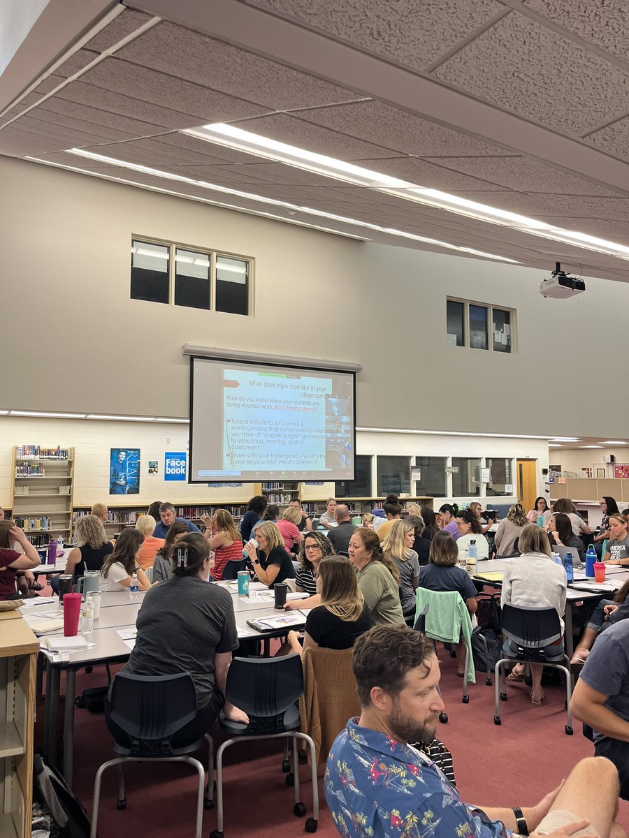HiattTony's tweet photo. Deep learning about deep learning with Dr. Karin Hess…thanks to our PV teacher leaders for your commitment to excellence throughout this collaborative day of learning https://t.co/bIm6OECCBA