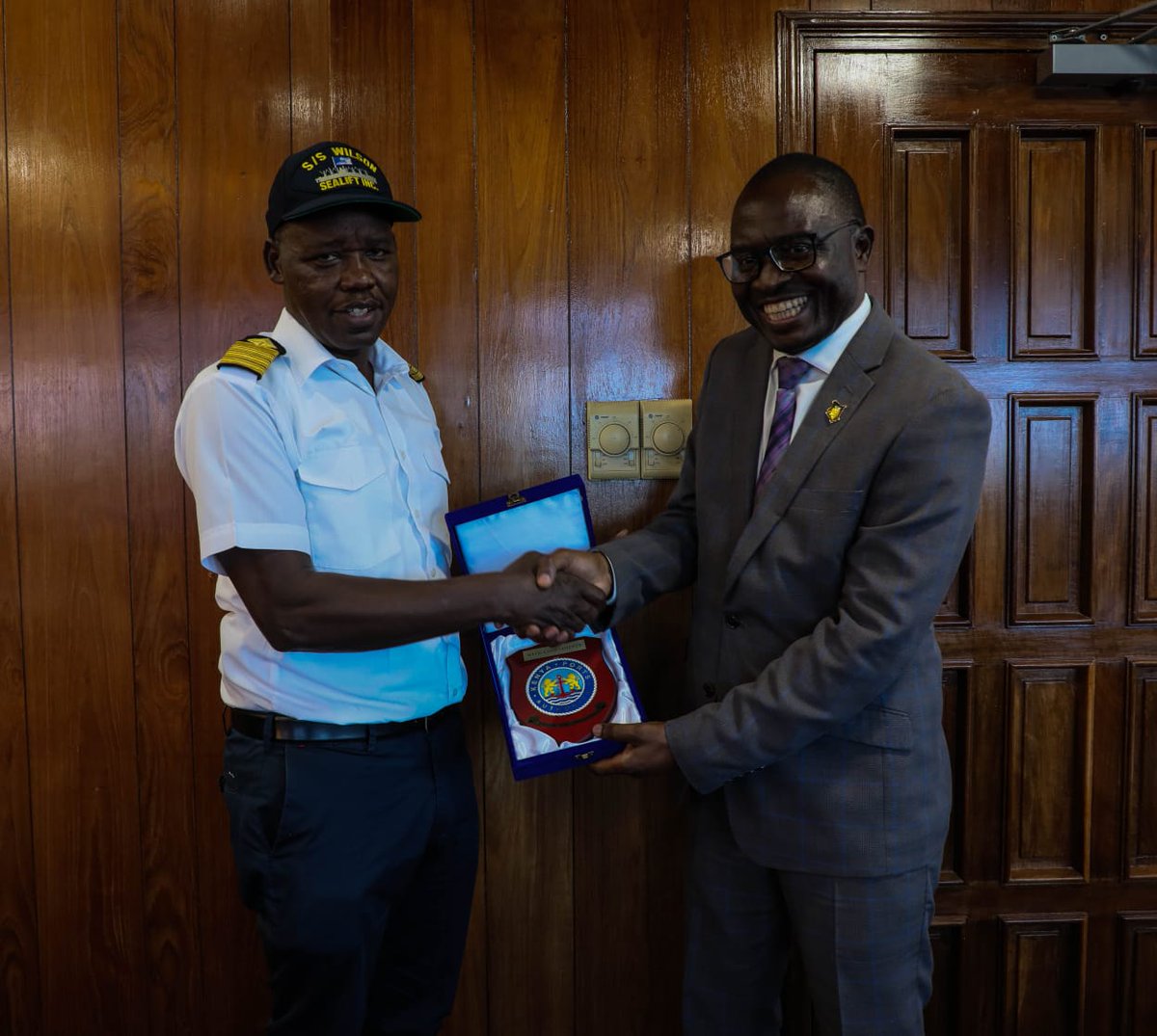 Kenya Coast Guard Service on Twitter "DG KCGS paid a courtesy call to MD Kenya_Ports in