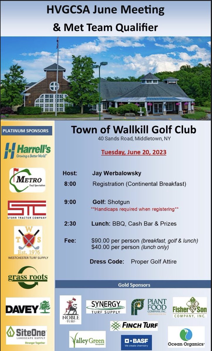 HVGCSA's tweet photo. Don’t forget to sign up for our June meeting for a great day! https://t.co/j0t2RV9rHO