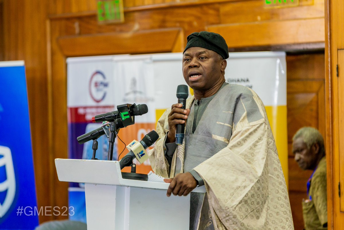 Wampex25's tweet photo. We are privileged to have Chief Alhassan Andani, Founder and Executive Chairman, LVSafrica deliver the keynote address at the opening session of the Ghana Mining &amp; Energy Summit 2023. #GMES23 https://t.co/vavIq5xKMA