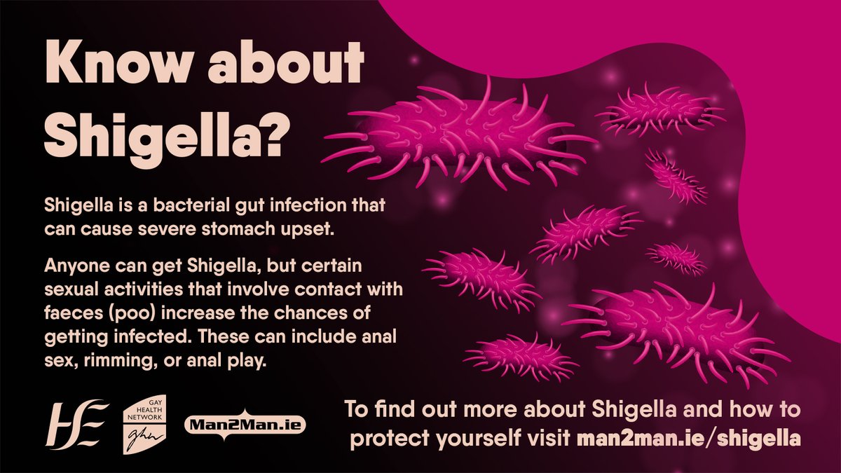 Outhouse LGBTQ+ Centre (@outhouse_dublin) on Twitter photo 🔬 <a href="/Man2ManIreland/">Man2Man Programme</a> launches a campaign to raise awareness about Shigella, a notifiable bacterial gut infection. Learn how to protect yourself and stay informed! Visit tinyurl.com/shigella2023 for more info. #ShigellaAwareness #Pride2023 🔬 <a href="/Man2ManIreland/">Man2Man Programme</a> launches a campaign to raise awareness about Shigella, a notifiable bacterial gut infection. Learn how to protect yourself and stay informed! Visit tinyurl.com/shigella2023 for more info. #ShigellaAwareness #Pride2023