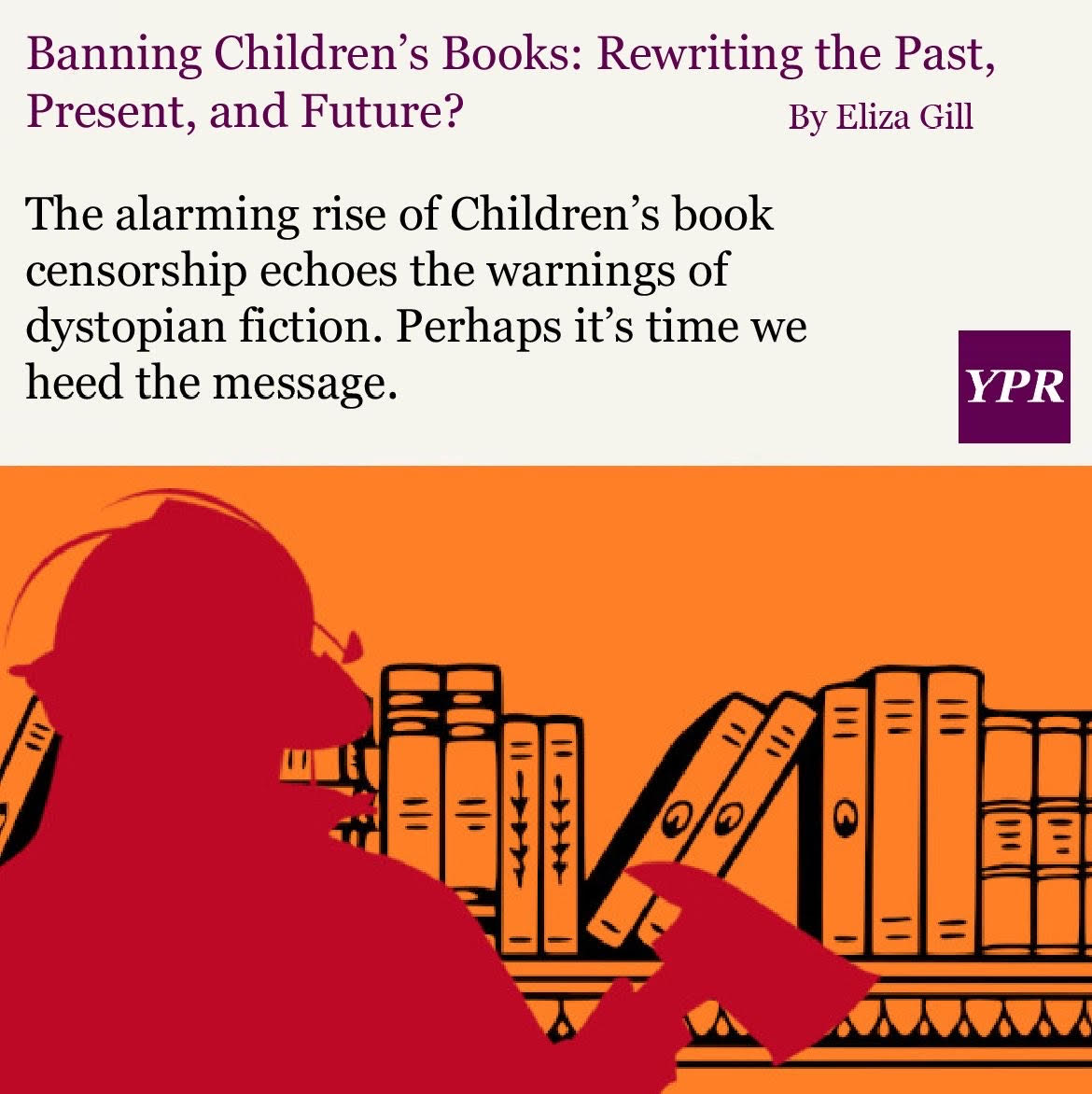 Read our new article about the censoring of children's books!

Check it out here: yorkpoliticsreview.uk/2023/06/07/ban…