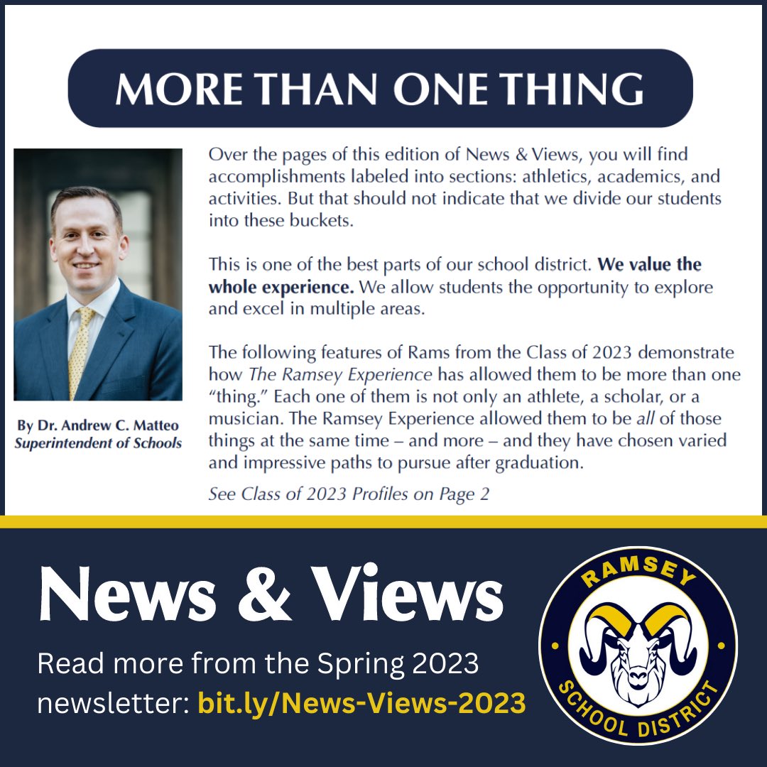 Ramsey School District tweet media