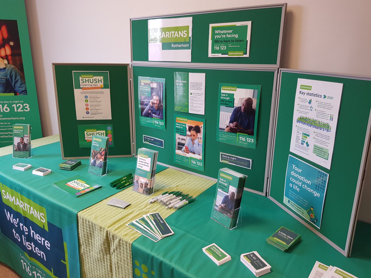 SamaritansR's tweet photo. All ready for our open afternoon to say thank you to our supporters and sponsors. https://t.co/b3YFBT8qdo