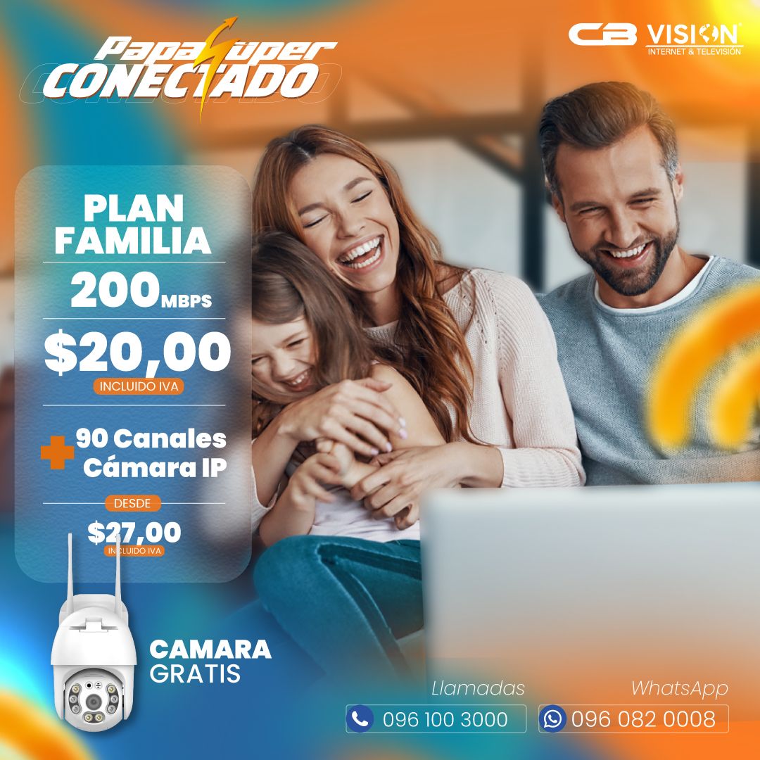cbvisionec's tweet photo. Somos una empresa que brinda más que internet 🛜buscamos darte una experiencia única📷
¡El mundo como lo quieres sentir!
Contáctanos a nivel nacional
📷Llamadas: 096 100 3000
📷Whatsapp: 096 082 0008
#InternetDeFibraÓptica #ConexiónEstable #Internet  #CbVisión https://t.co/TzVa4EzNDu