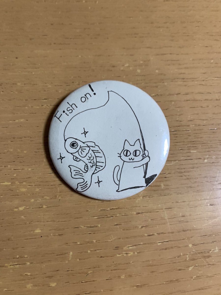 SirohanaY's tweet image. 缶バッジ、まずはお試しで一個作ってみました(^ ^)/
#缶バッジ #猫 #pinbackbutton