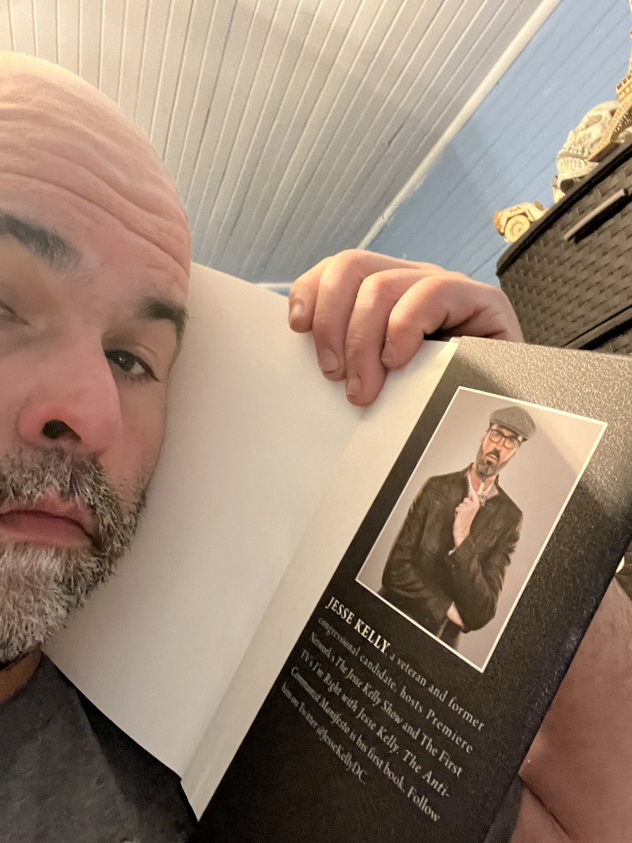 MarkJLandry's tweet photo. @JesseKellyDC I literally listen to your show at work, when I heard your latest show, I had to check the back of my book… https://t.co/77xoG6t8U7