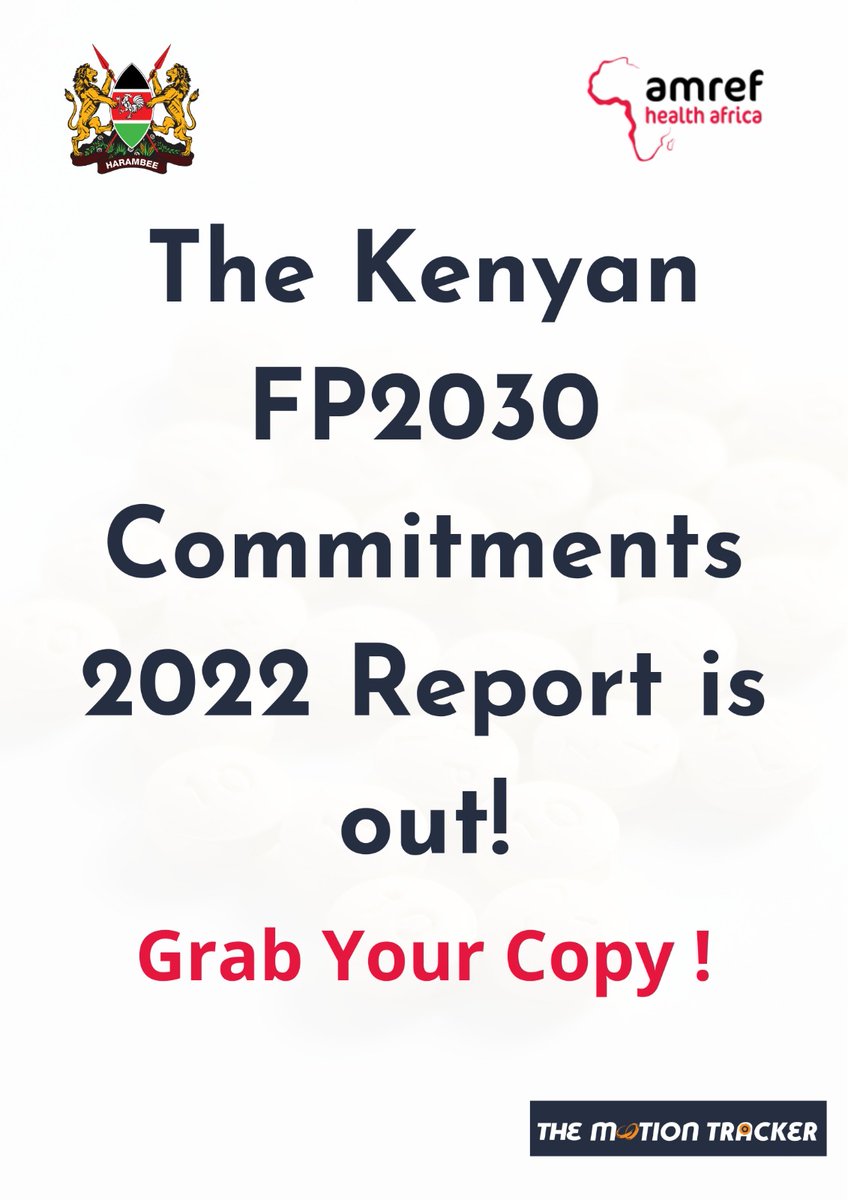 KenyaSRHR's tweet photo. The Kenyan FP2030 commitment report is out. Have you read it? Did you Know about it? 
We promised to keep you on tabs with the #fp2030 commitments in Kenya
#AllianceListens
Link: https://t.co/P1POMpGljc https://t.co/bgBBpx4wnx