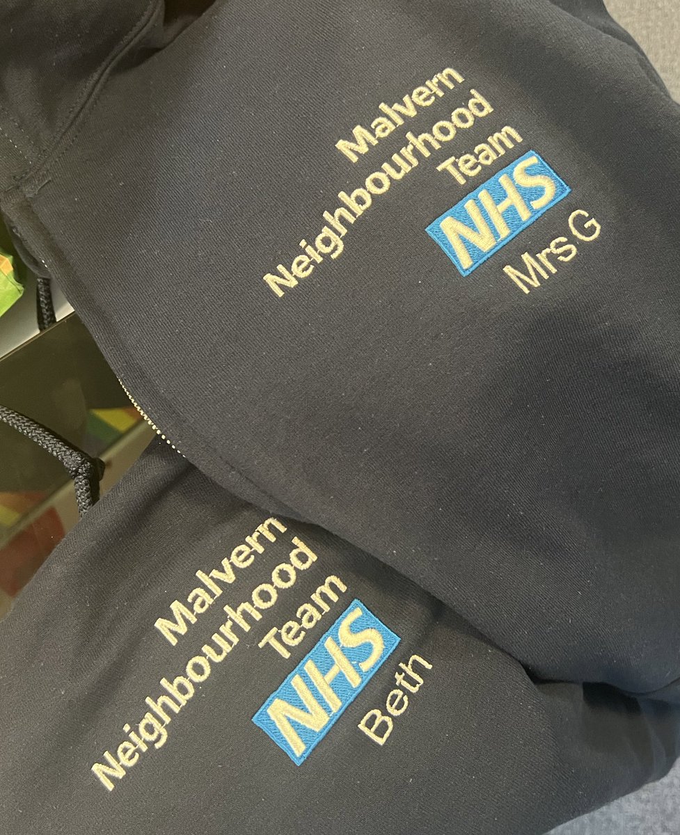 Thank you to our wonderful patients who kindly donated to charitable funds so we could get our new personalised hoodies and gilets ☀️🤩