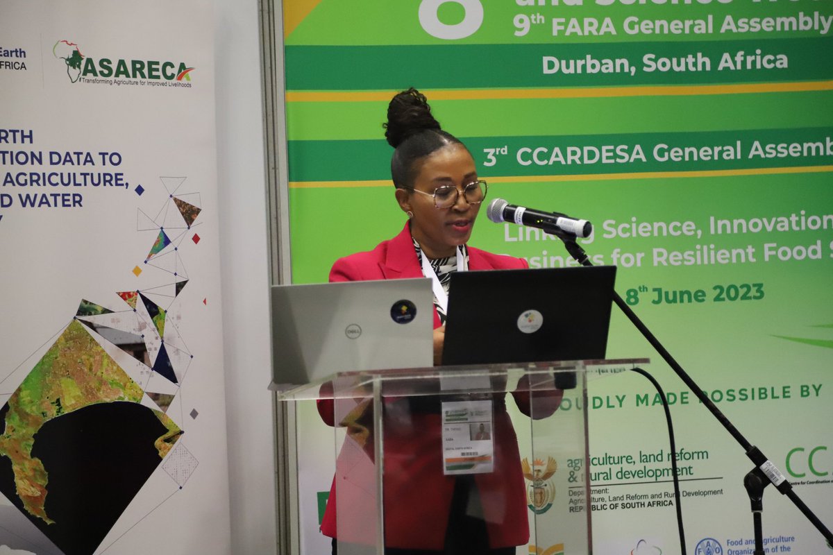 ASARECA's tweet photo. Objective of the workshop is to identify strategies needed to institutionalize the use of EO data, products, and services in national planning processes to create sustainable impacts on the #livelihoods of smallholder farmers in the face of #climate change. #AASW8 @DEarthAfrica https://t.co/pWehjQYT5J