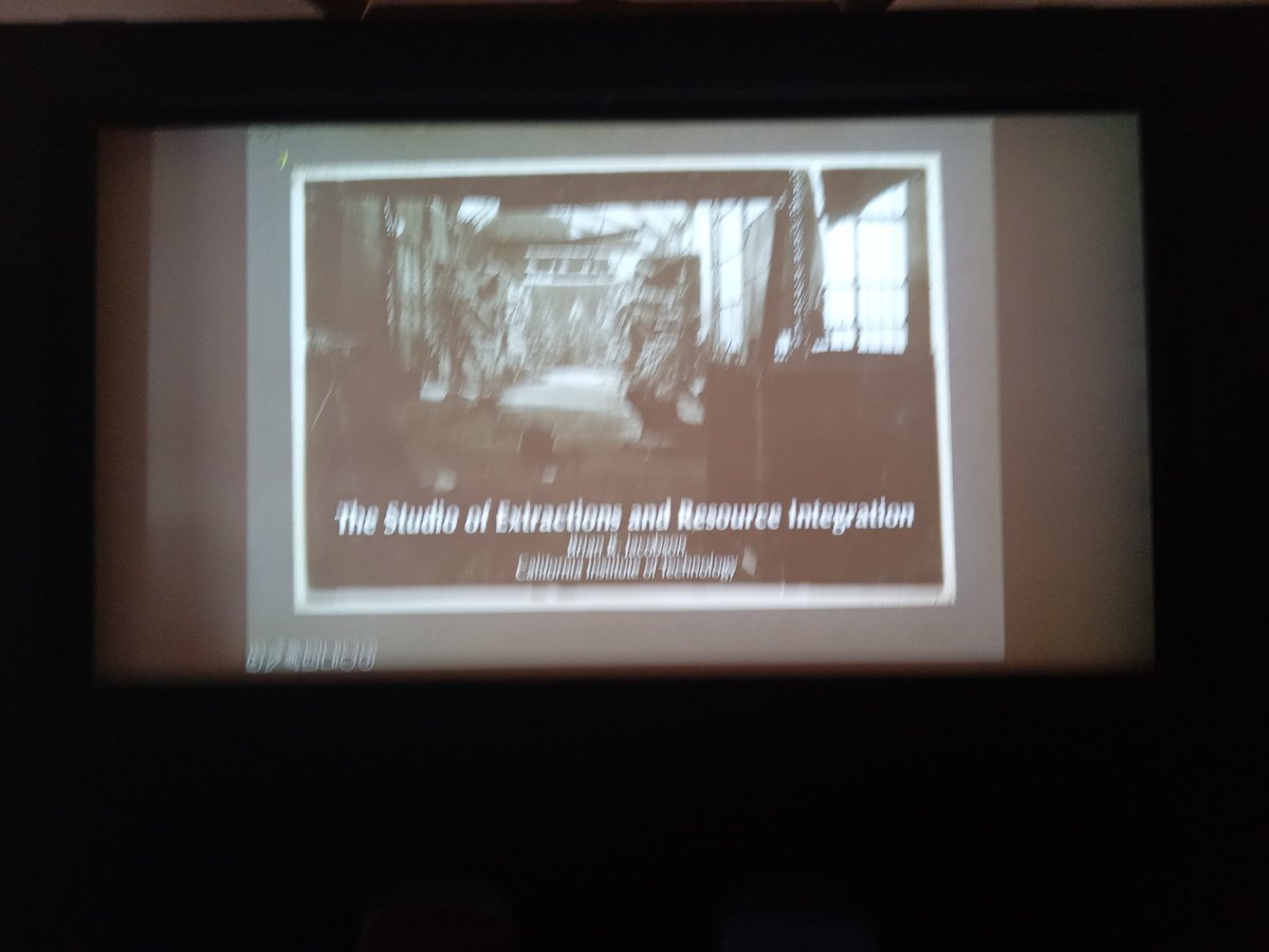 The final session of 
#Studiotec 23 we welcome Brian Jacobson speaking about The Studio of Extractions and Resource Integration 
@Studiotec _proj