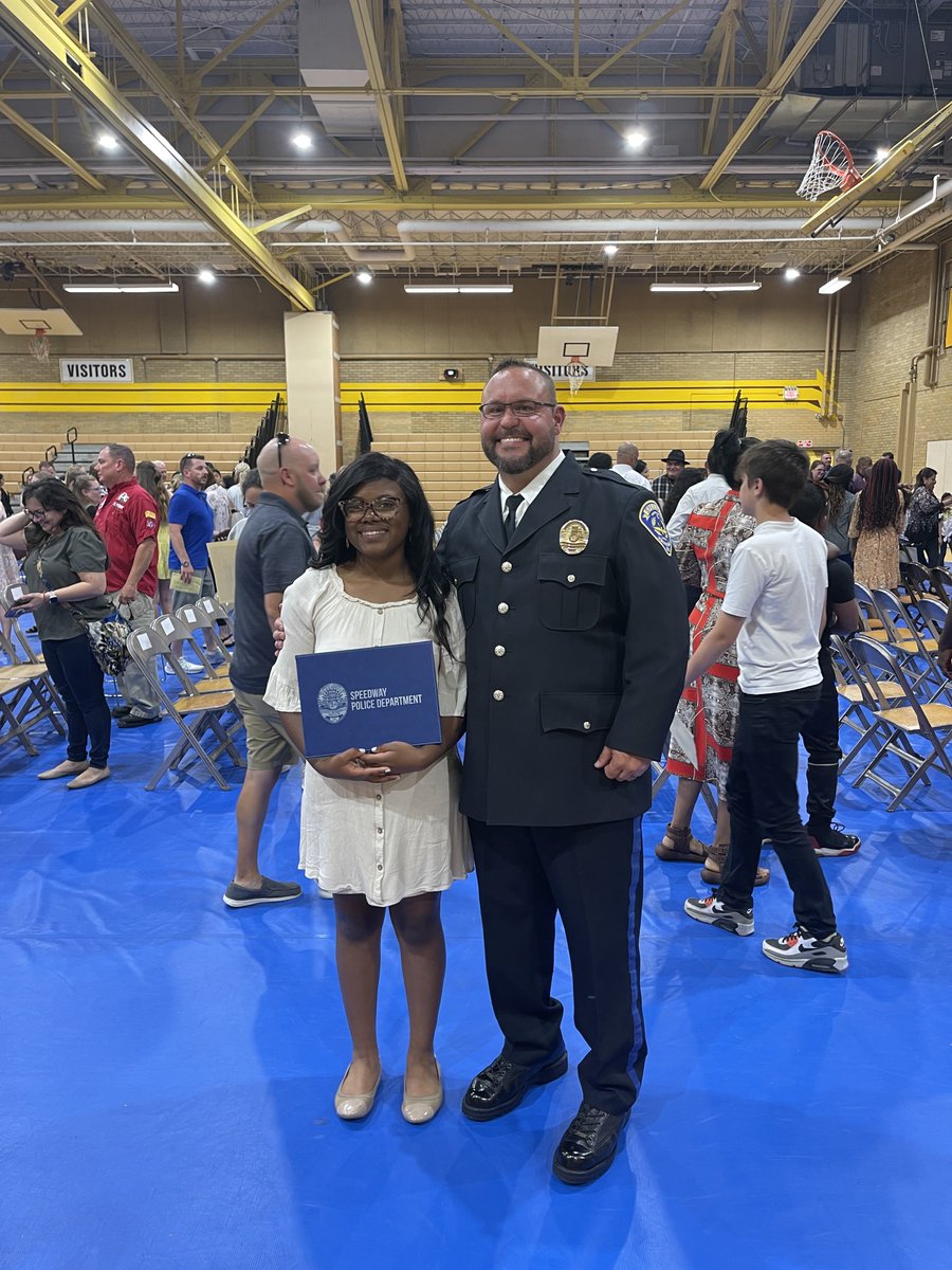 Speedway Police Department (@speedwaypd) on Twitter photo Last month, Speedway Schools student Zoey Watson was given a special award by the Speedway PD in recognition of her efforts to create change by mentoring Speedway students to bridge the gap between her peers and <a href="/SpeedwayPD/">Speedway Police Department</a>.
Well done Zoey. We appreciate you! Last month, Speedway Schools student Zoey Watson was given a special award by the Speedway PD in recognition of her efforts to create change by mentoring Speedway students to bridge the gap between her peers and <a href="/SpeedwayPD/">Speedway Police Department</a>.
Well done Zoey. We appreciate you!