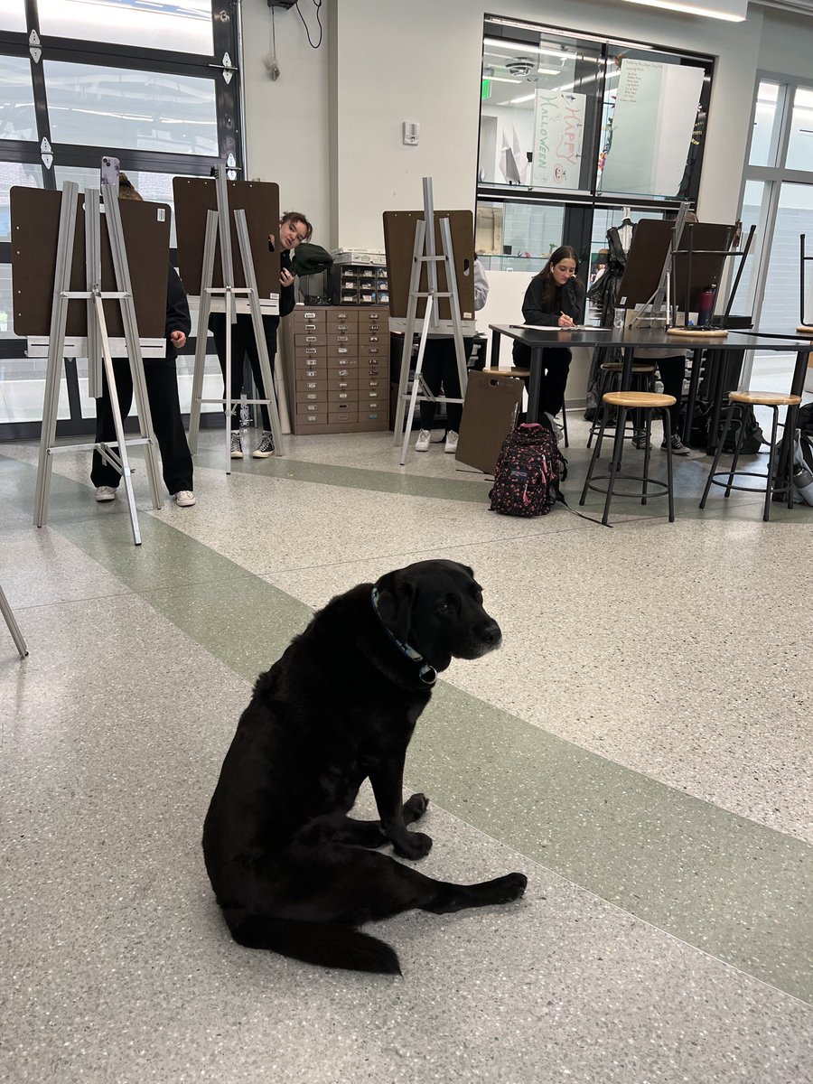 PRHS Drawing students love todays subject matter! Dice is a perfect model to draw from observation! 💕