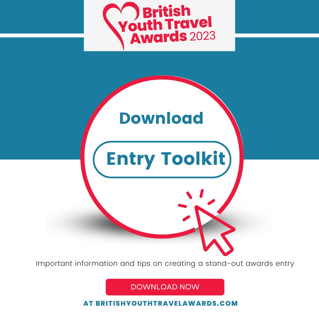 It's time to get noticed! Entering the British Youth Travel Awards is your chance to show off your high-quality, innovative experiences. What are you waiting for? Download the entry kit for more info ow.ly/LmqJ50OHSAC

#BritishYouthTravelAwards