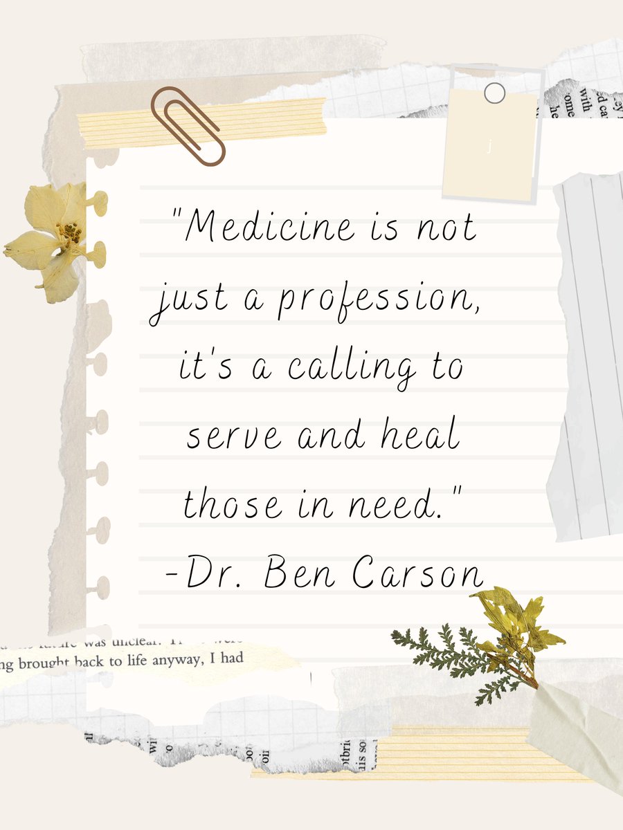 MSM_Library's tweet photo. Dr. Ben Carson reminds us that medicine requires more than just skill, it calls for a sense of duty and compassion to serve and heal those in need. #blackinmedicine #medtwitter #blackdoctors #firstgenerationcollegegrad #HBCU https://t.co/v6A1dzPxKm