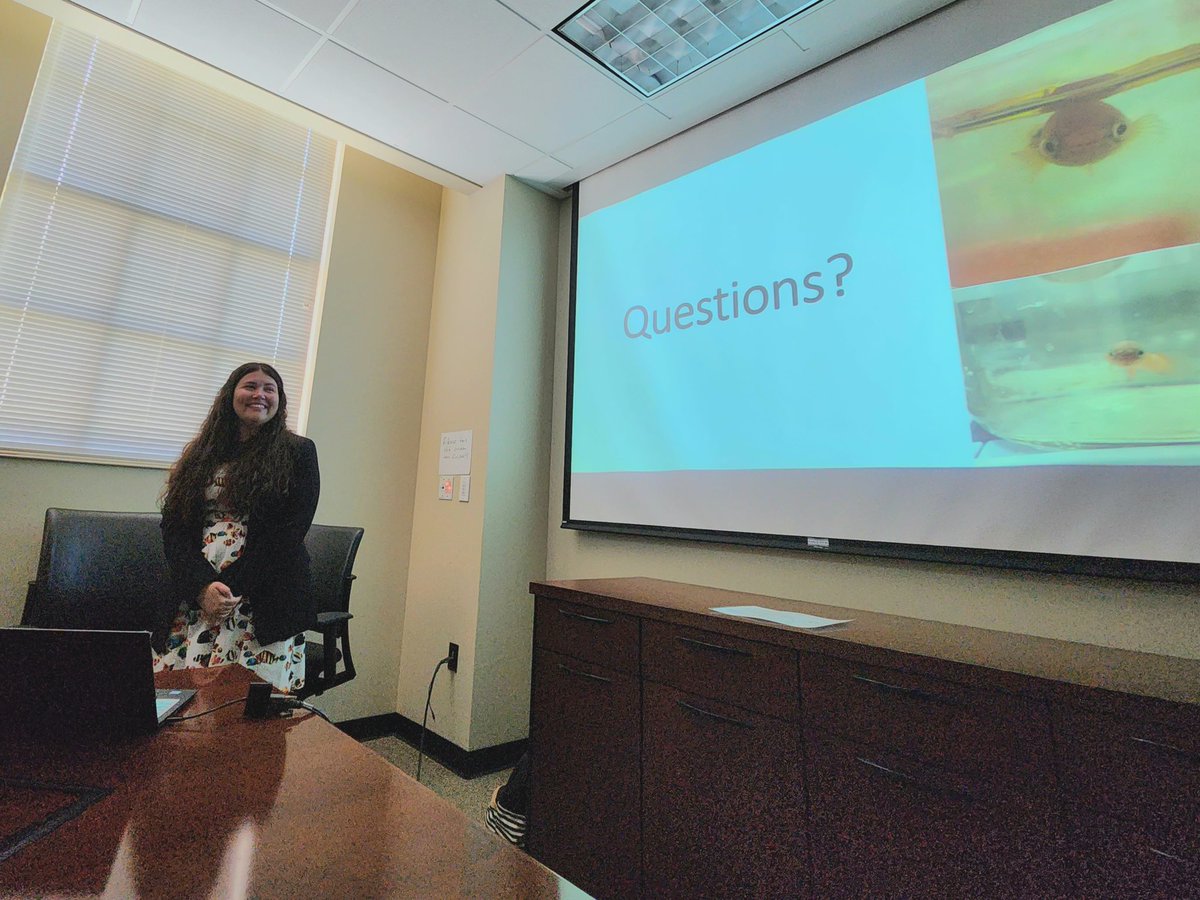I am so excited to announce that yesterday I successfully defended my dissertation! These past 6 years have been a wild ride but I am very grateful for the support of my advisor <a href="/MangroveRivulus/">Ryan L. Earley</a>, lab mates, friends,  and family through it all!