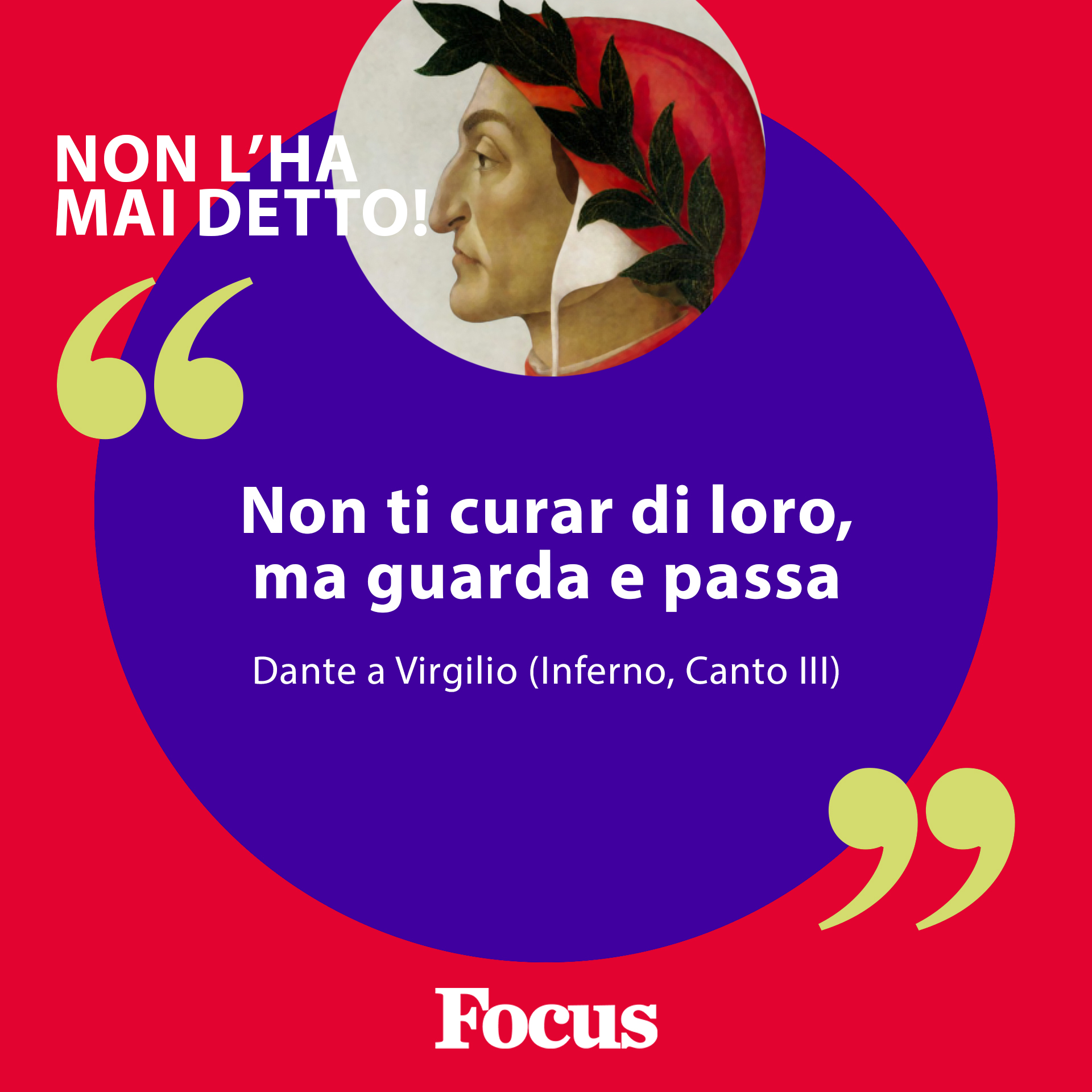 Non ti curar di lor, ma guarda e passa: testo, significato e spiegazione