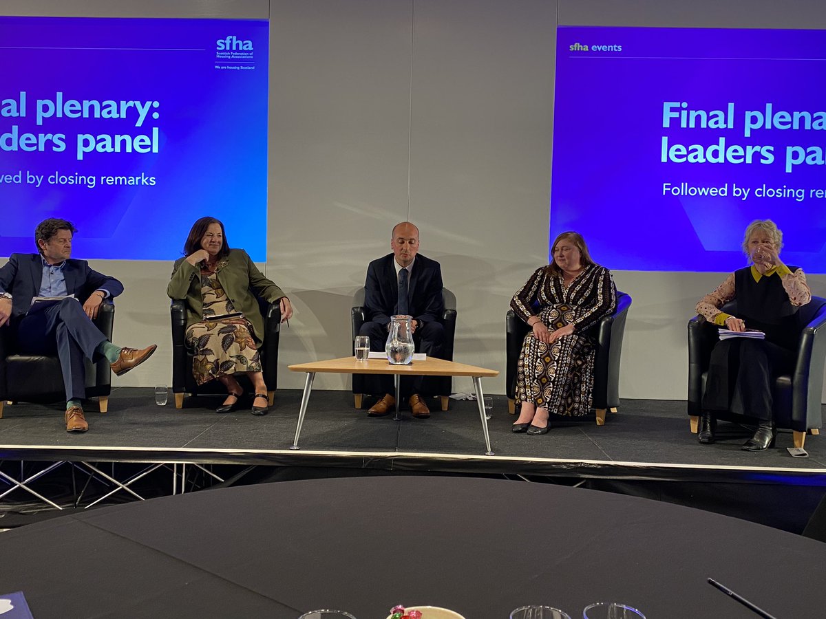 sfha_hq's tweet photo. Our final session, chaired by @ScotHousingNews’s Kieran Findlay shines a spotlight on our members, the work they do and the challenges they are facing as a sector. A selection of leaders from our membership are taking part. #sfhaevents https://t.co/coZY9Marhi