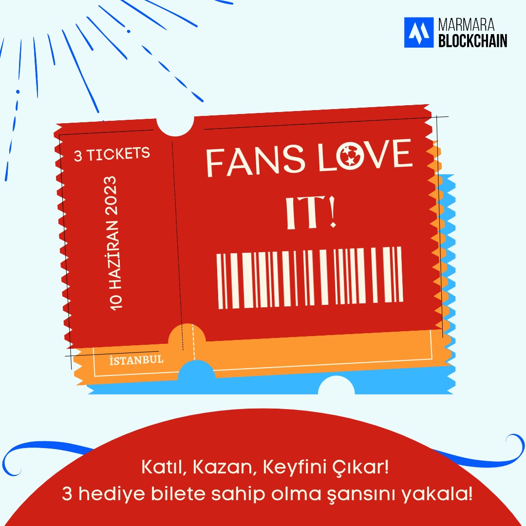 Merhabalar, Fans Love It etkinliği için 3 bilet hediye ediyoruz 
Çekilişe katılmak için 
✅ Bu gönderiyi beğeniniz ve retweetleyiniz.
✅Kulüp hesabımızı takip ediniz.
✅ En az iki arkadaşınızı yoruma etiketleyiniz.
Sonuçlar 8 Haziran Perşembe saat 23.59'da açıklanacaktır.