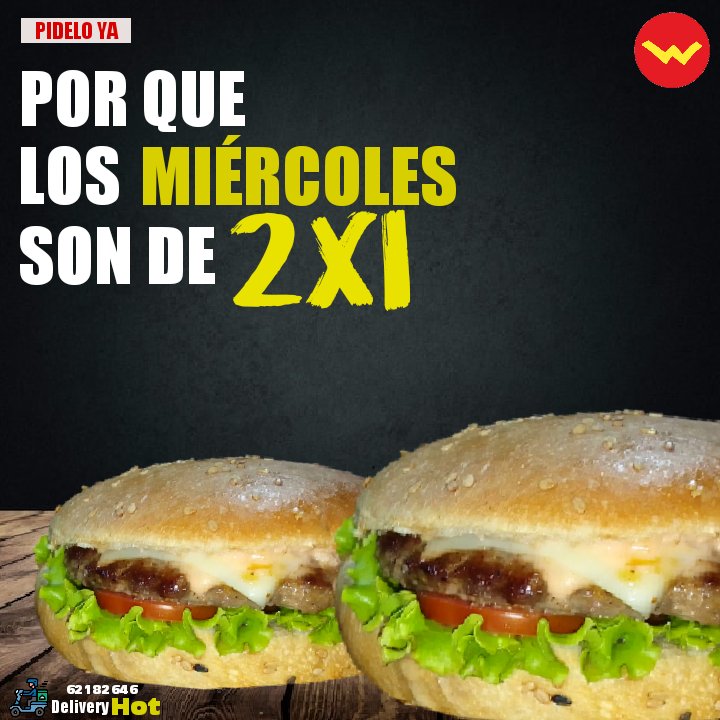 _PizzaHot's tweet photo. 🔥¡Por qué los miércoles son de 2x1! 🍔🍔 En #PizzaHot, nada mejor que dos hamburguesas por el precio de 15 bs 🙌 #2x1 😋 #PideloYa #PizzaHotLaRompe https://t.co/MCLcaJ83T9