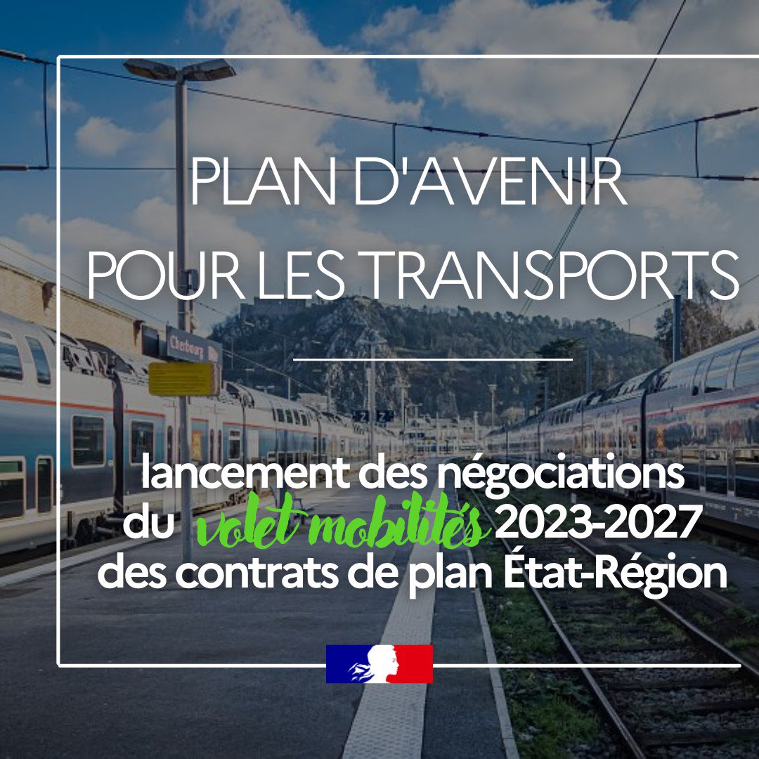 CBeaune's tweet photo. #Transports | Le lancement du volet « mobilités » des contrats de plan Etat-Région marque la 1ère grande étape du Plan d’avenir pour les transports #100milliards #CPER 🚆🌳
L'Etat va investir ➕ de 8 milliards € pour financer des projets de transport dans chaque région ! https://t.co/Poc2tCFip9