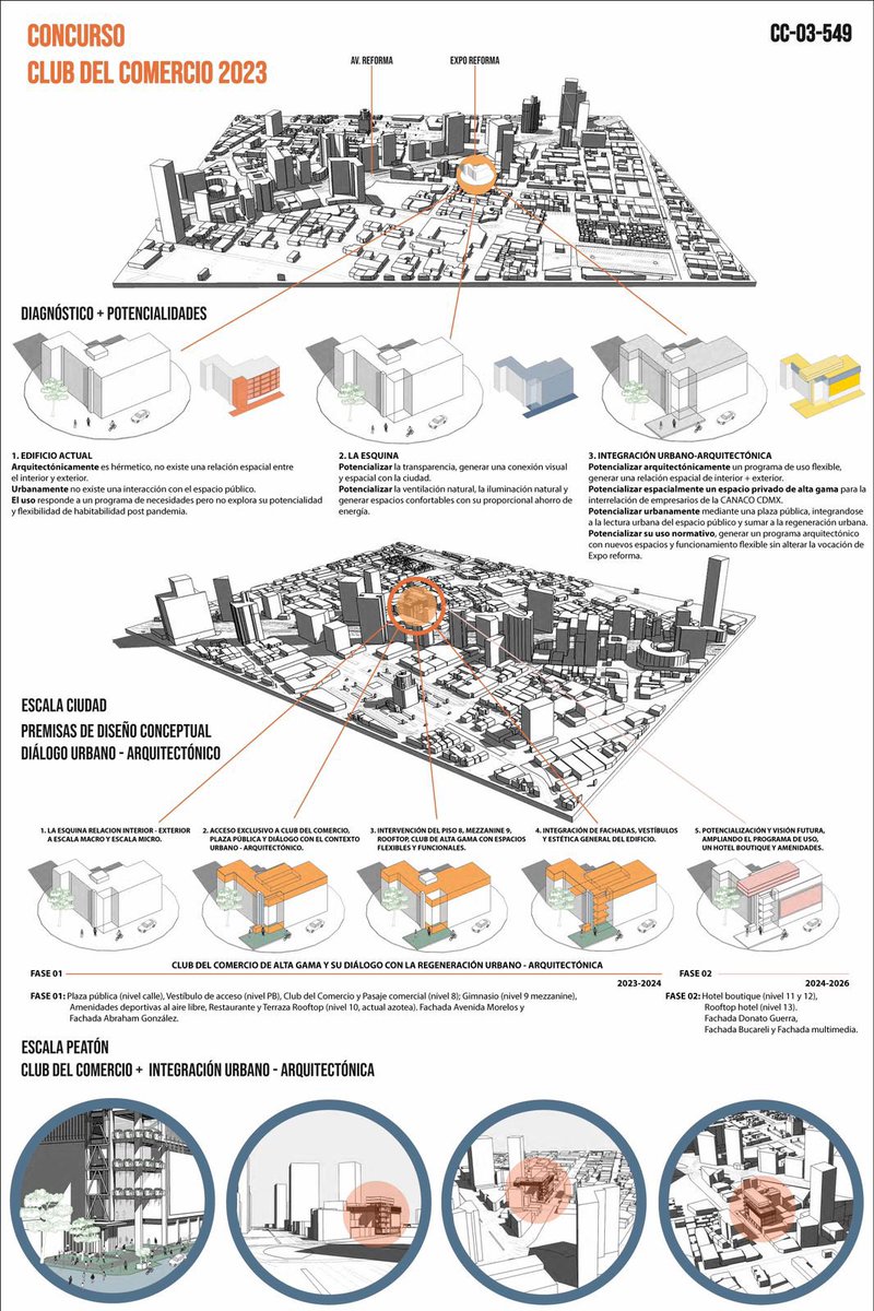 ARQMOV's tweet photo. Concurso Club de Comercio, desarrollado por invitación del @colegiodearqs  y la @CANACOMexico 

#diseño #rehabilitaciónarquitectónica #arquitectura #méxico #concurso https://t.co/CALaP6LWA1