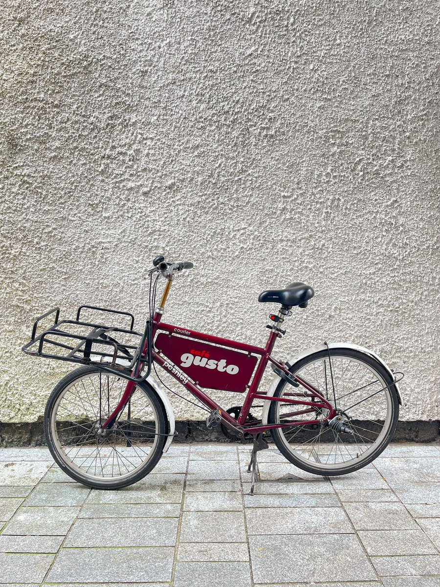GREAT NEWS story… Our Gusto bike has been found and is back on Washington Street safe &amp; sound! 
Thank you to everyone who retweeted our cry for help, &amp; to lovely man who spotted it this morning! We are over the moon! Huge gratitude to the People of Cork 🙏 #cork #bike #found