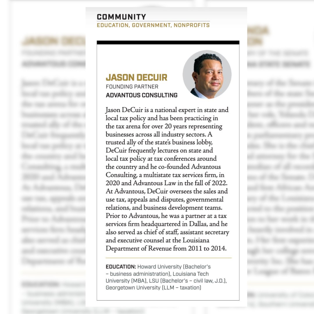 Congratulations to many of our friends &amp; colleagues as well as our own <a href="/JasonDeCuir/">Jason DeCuir</a> on being recognized as one of the Capital Region's Top 500 influential leaders!
