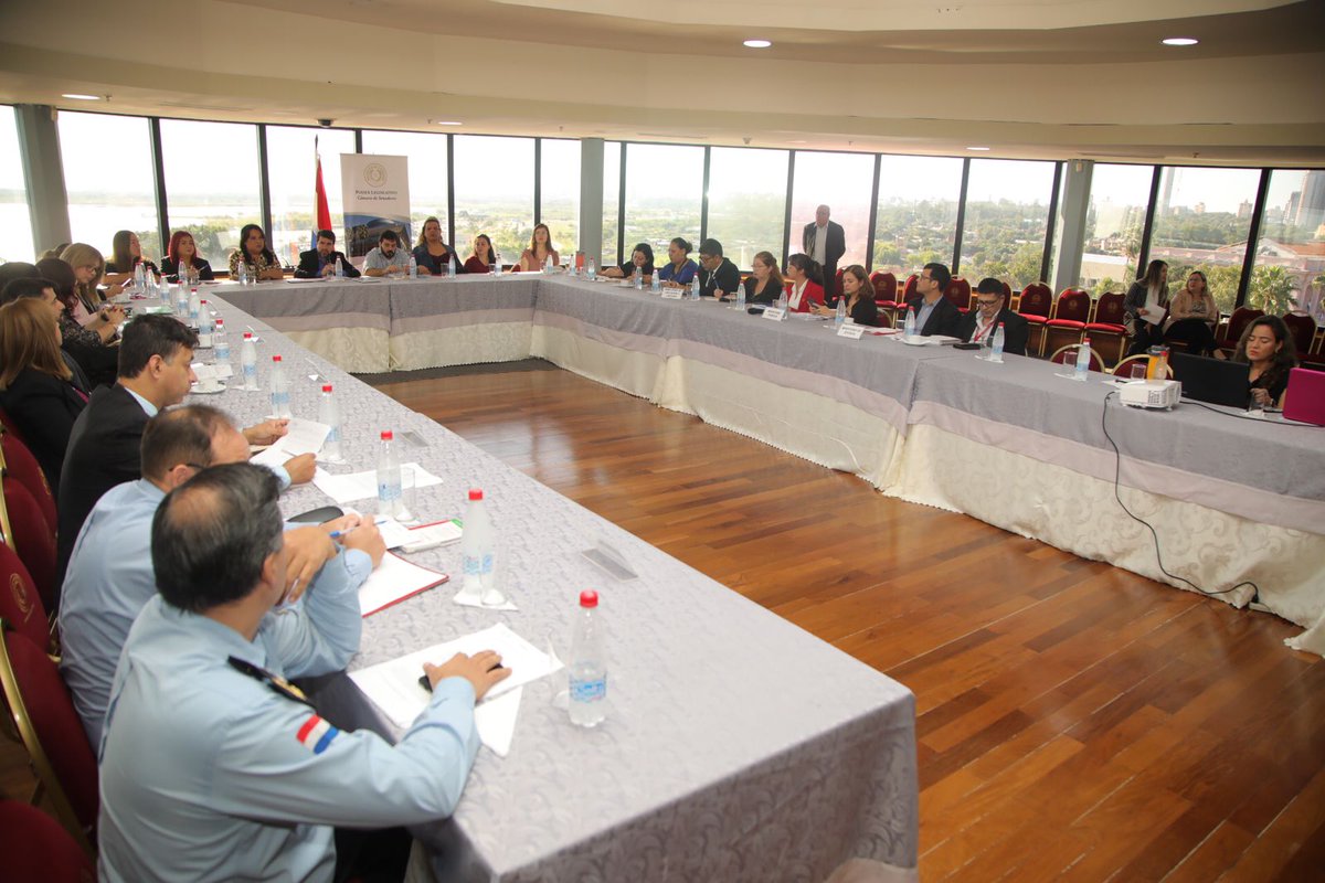 El equipo técnico de la Comisión de Derechos Humanos, presidida por el senador <a href="/LanzoniSenador/">Lanzoni Senador</a>, lleva a cabo una “Mesa multisectorial sobre la situación de los derechos humanos de las personas trans”.
📍 Salón Acosta Ñu – 5° Piso del #SenadoPy