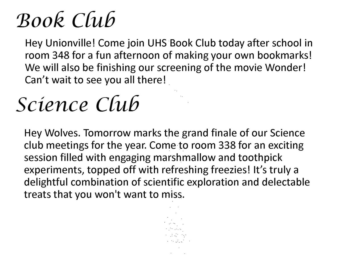 Unionville HS (@uhsupdates) on Twitter photo 