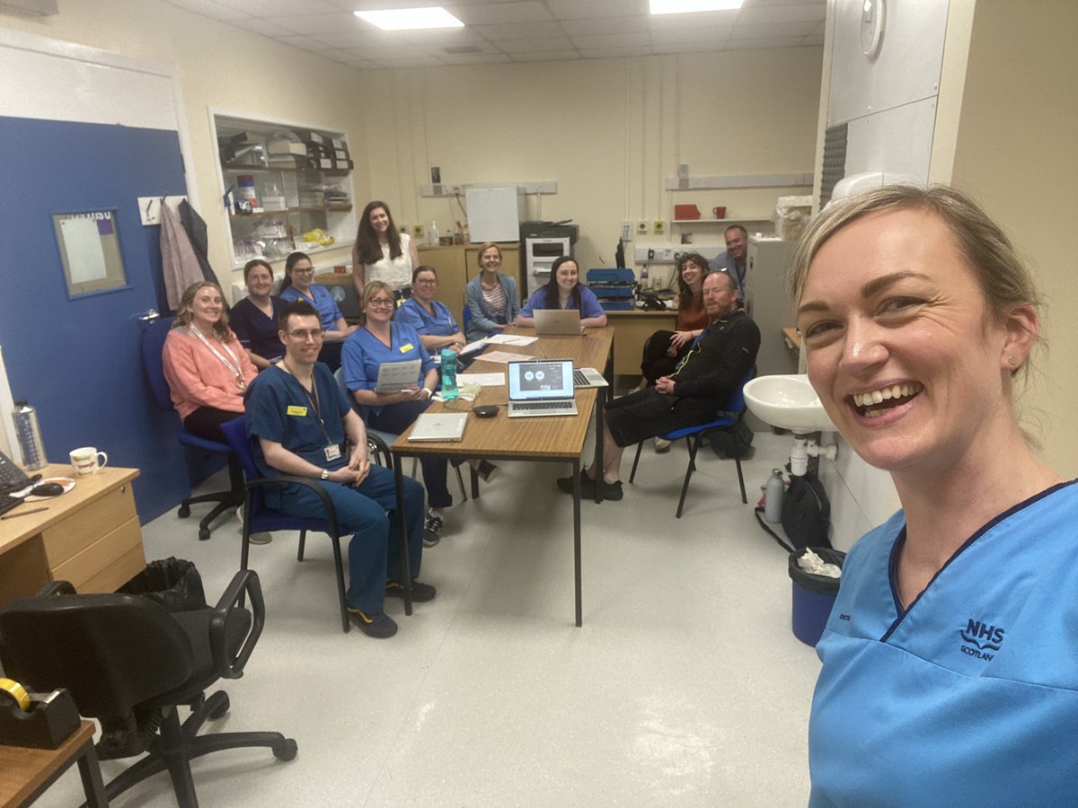 Discussing and promoting the role of nutrition in managing patients with #IBD at my weekly IBD meeting with this fab IBD MDT #whatdietitiansdo #DW2023 . <a href="/NHSGGC/">NHS Greater Glasgow and Clyde</a> <a href="/j0nnymac1/">Jonathan Macdonald</a> <a href="/jpseenan/">John Paul Seenan</a> <a href="/NHSGGCDiet/">NHSGGC Dietitians</a>