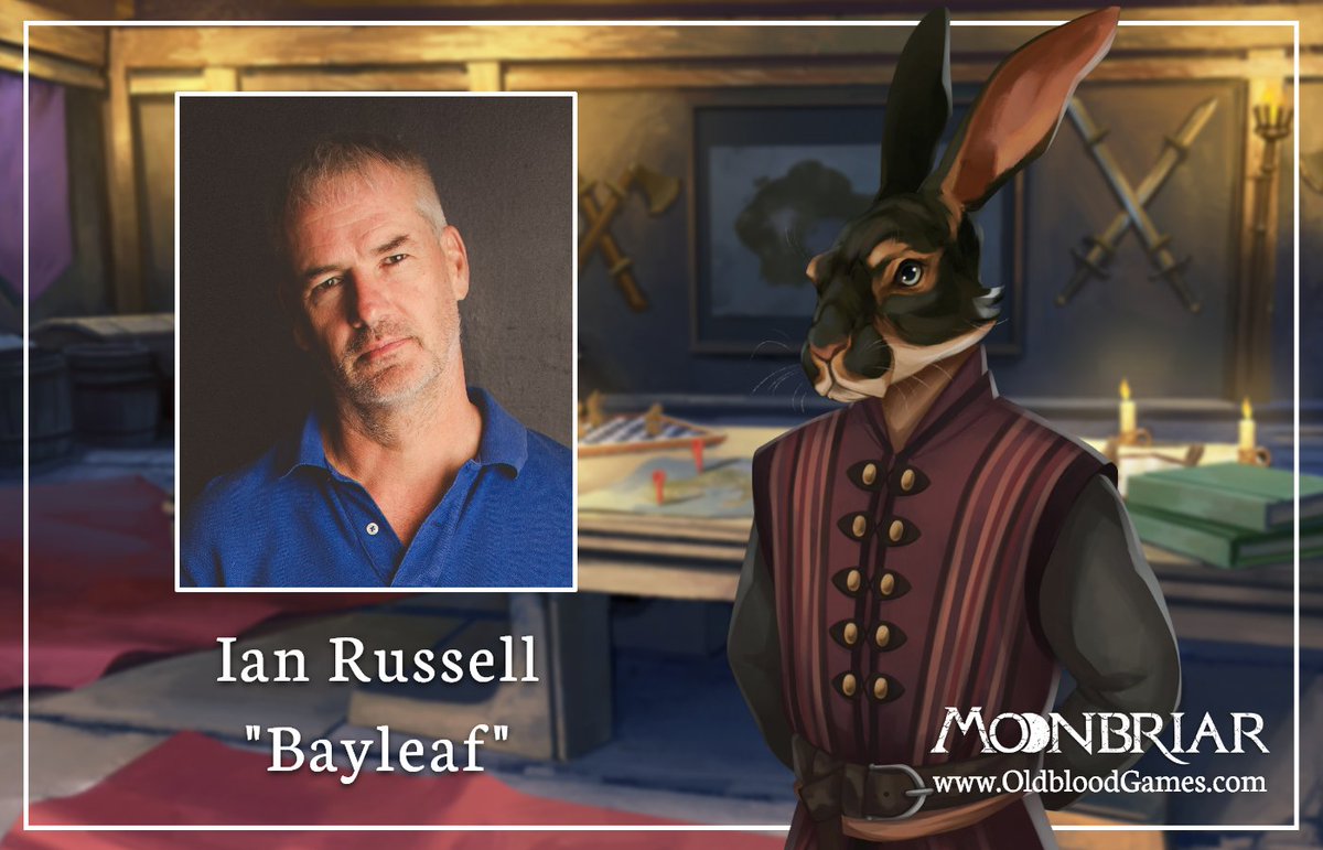 JonOldblood's tweet photo. 13/18 Hear Ian Russell as Bayleaf in Moonbriar. Demo coming this summer to Steam. https://t.co/NK4v5cJU0Y #voiceacting #castingannouncement @LockePayday https://t.co/LqK1n3srWa