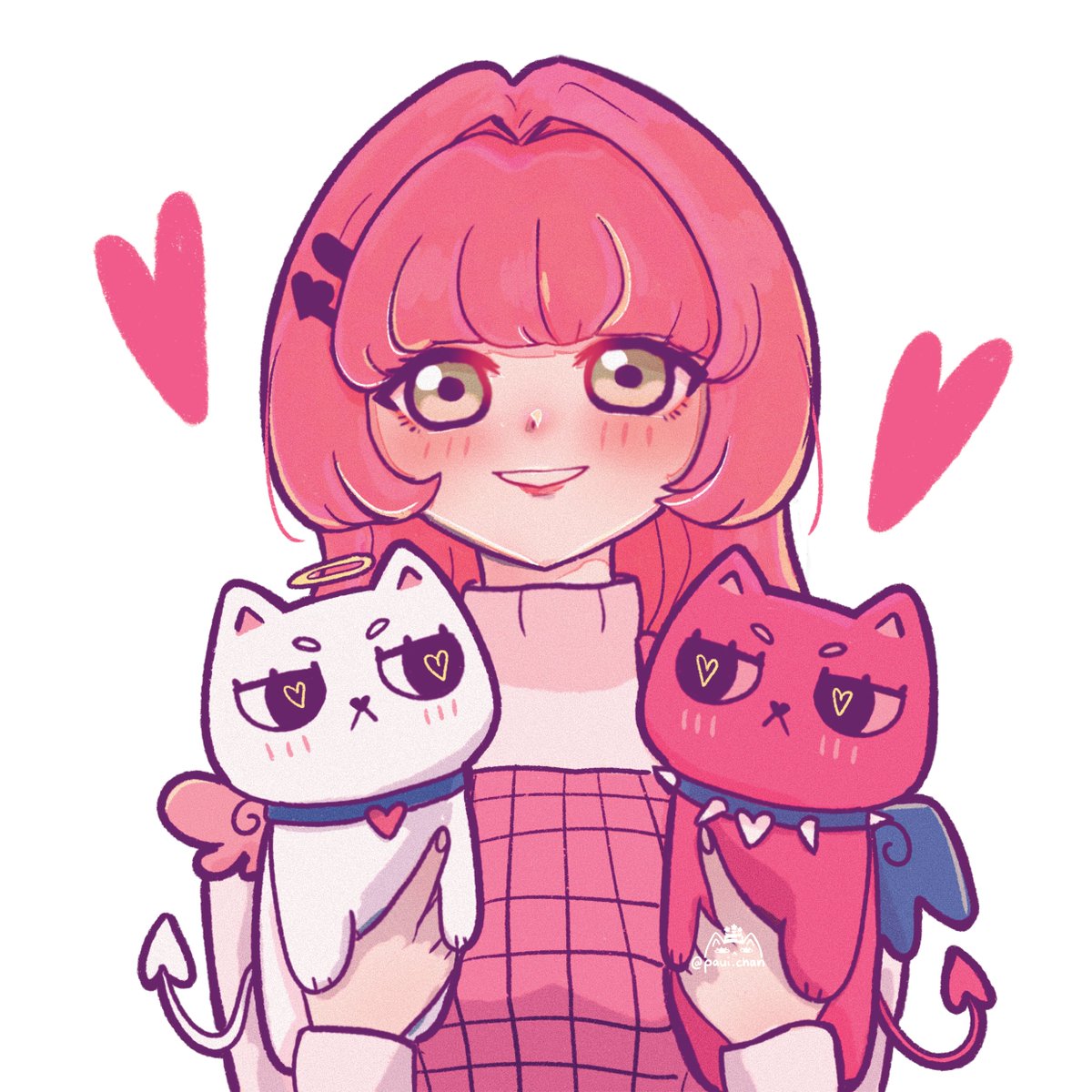pauichan's tweet photo. Meet my oc! Rosie and her two cats; Parsley and Paprika!

#oc #digitalart #digitalartist #cuteartstyle #illustration https://t.co/0Oz4hSLOLF