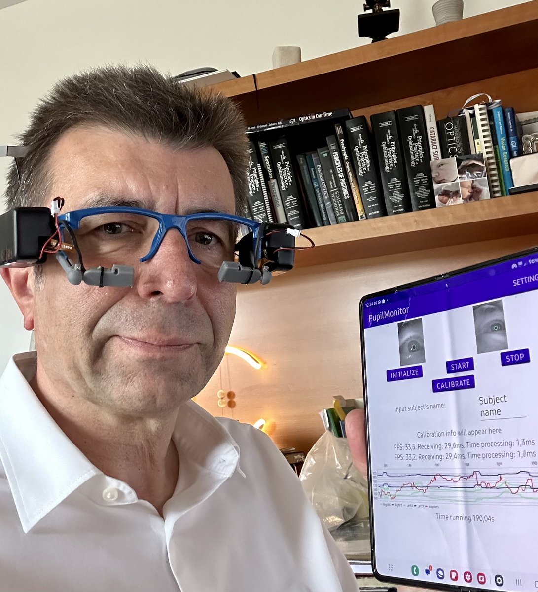 At @lo_um @umu we also have our own developed eye-tracking googles!

Allowing to collect useful information during long-term visual behavior, including vergences, eye movements, pupil sizes and more!