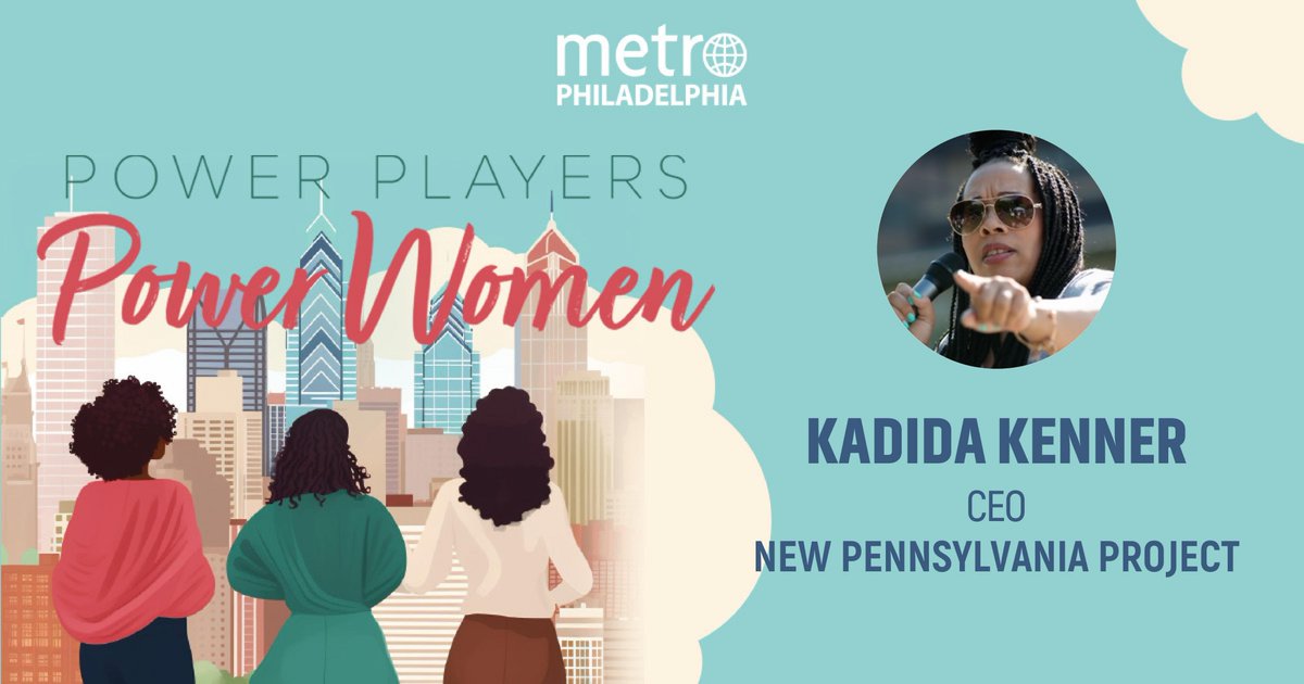 NewPennsylvania's tweet photo. Did you catch our CEO Kadida Kenner in the most recent @MetroPhilly Power Women feature?!
If not, check it out here: https://t.co/mo4bwqIvp8
#MetroPhillyPP
#MPPP
#PowerList
#PhillyPowerPlayers
#PhiladelphiaPP https://t.co/iTNlhAbYQn
